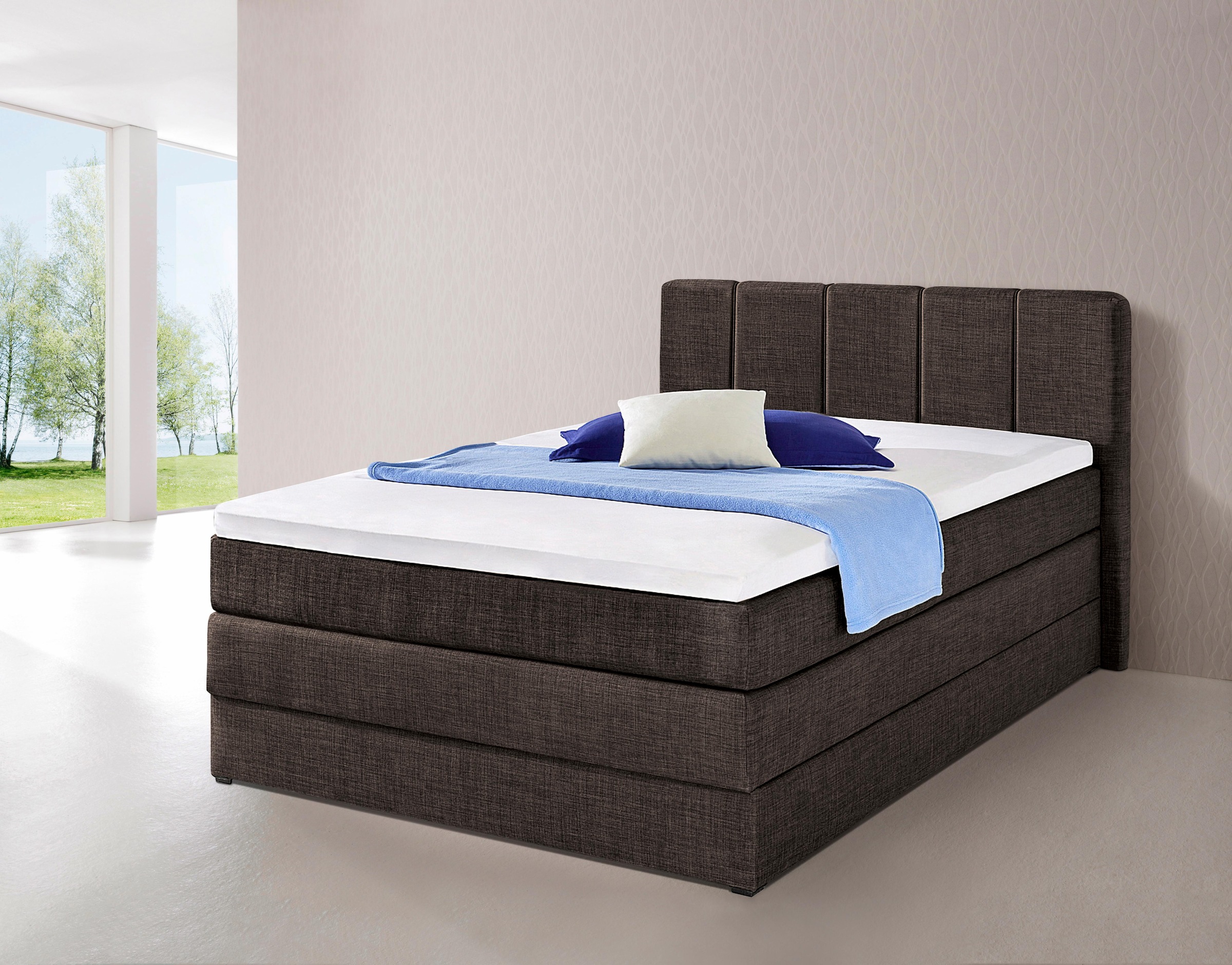 hapo Boxspringbett, mit Bettkasten günstig online kaufen