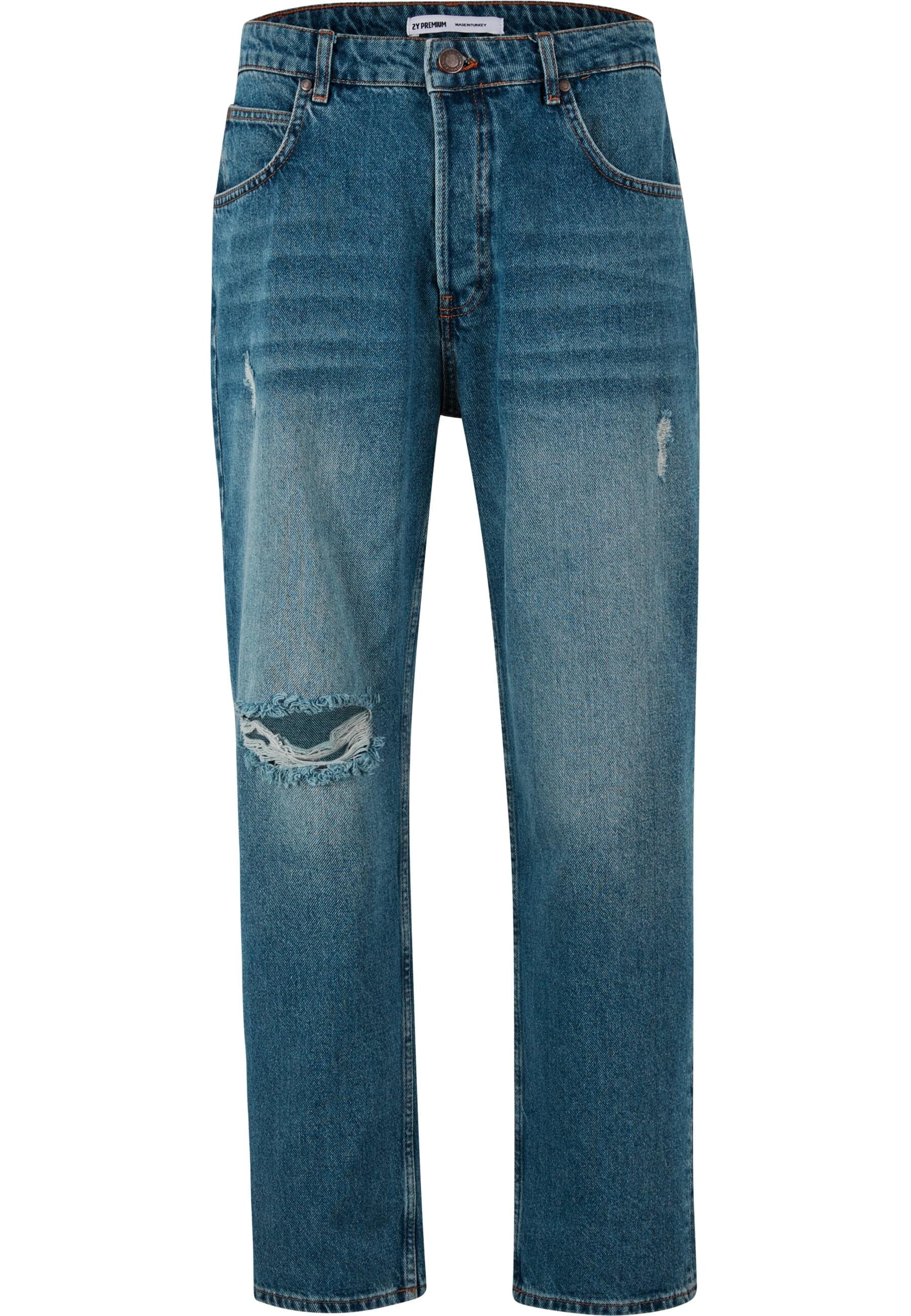2Y Studios Bequeme Jeans "2Y Studios Herren 2Y Destoyed Baggy Jeans" 1 Stk. günstig online kaufen