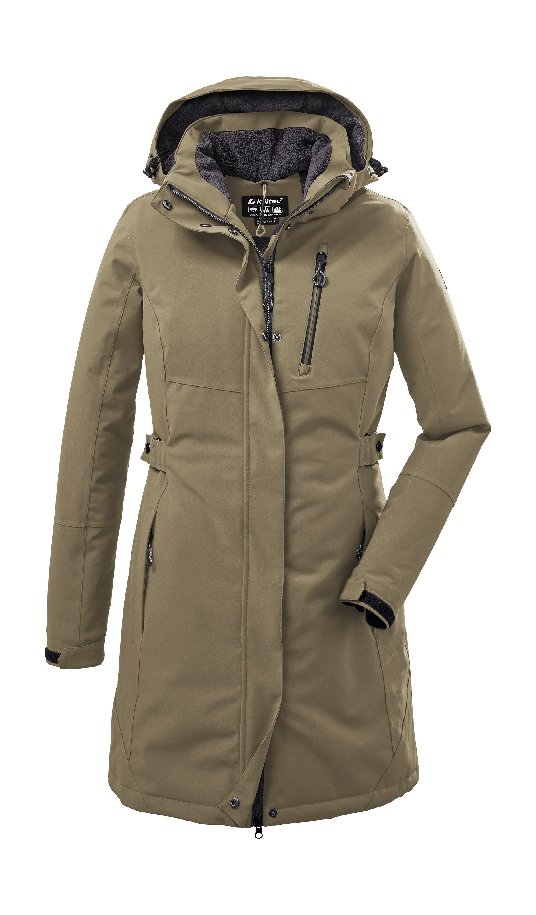 Killtec Parka "KOW 165 WMN PRK", Wasser- und winddichter Parka mit Teddyfle günstig online kaufen