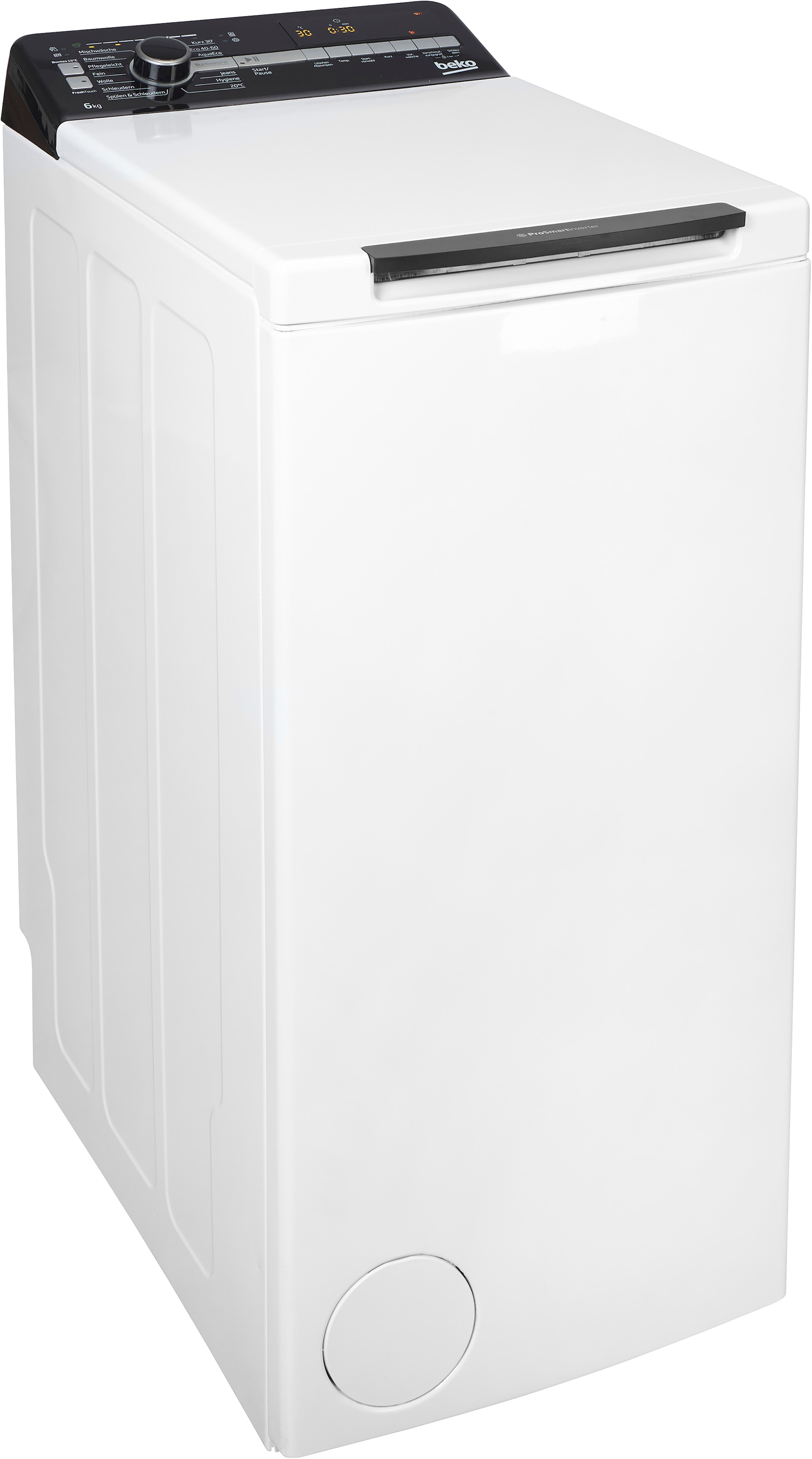 BEKO Waschmaschine Toplader »BTLO6AE8BBM« 6 kg 1200 U/min Multifunktionsdisplay