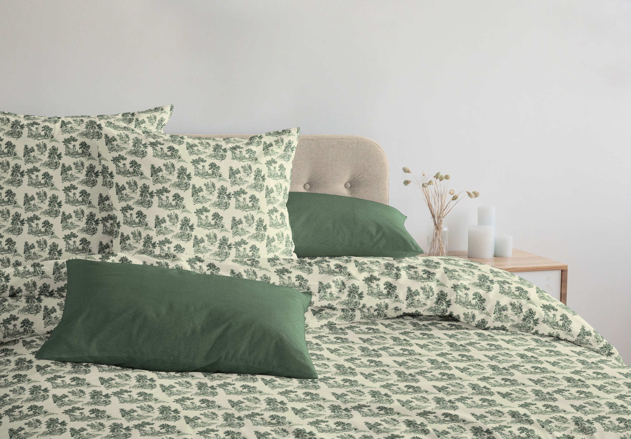 Adam Bettwäsche "Good Old Days" 2 Stk. aus 100 % Bio-Baumwolle, 2 teilig - günstig online kaufen