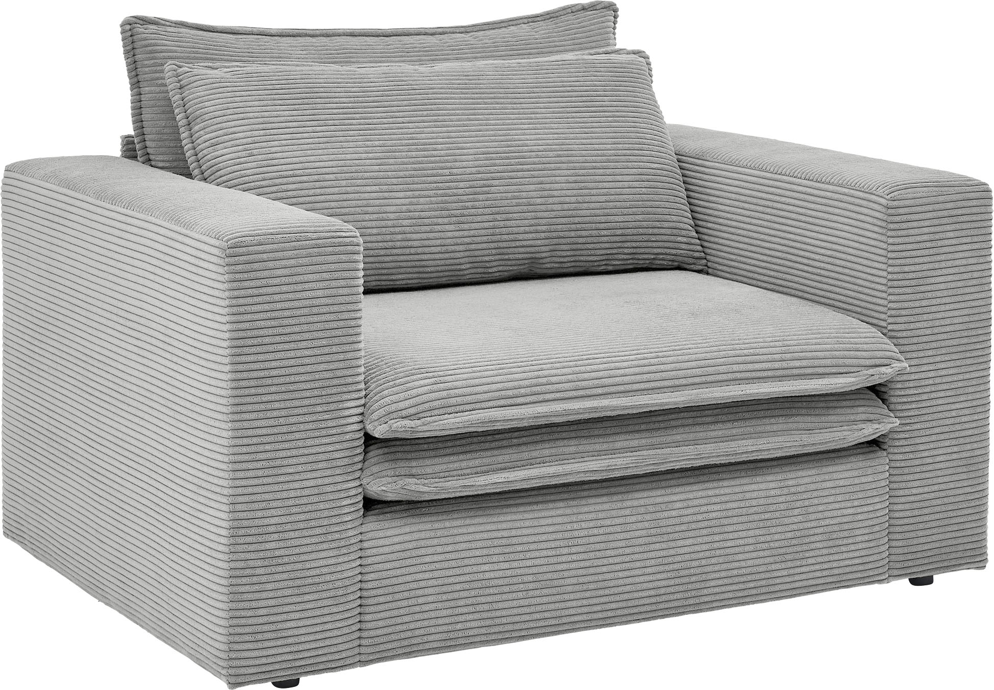 Thumbnail - Places of Style Loveseat "PIAGGE", Hochwertiger Cord, trendiger Loveseat