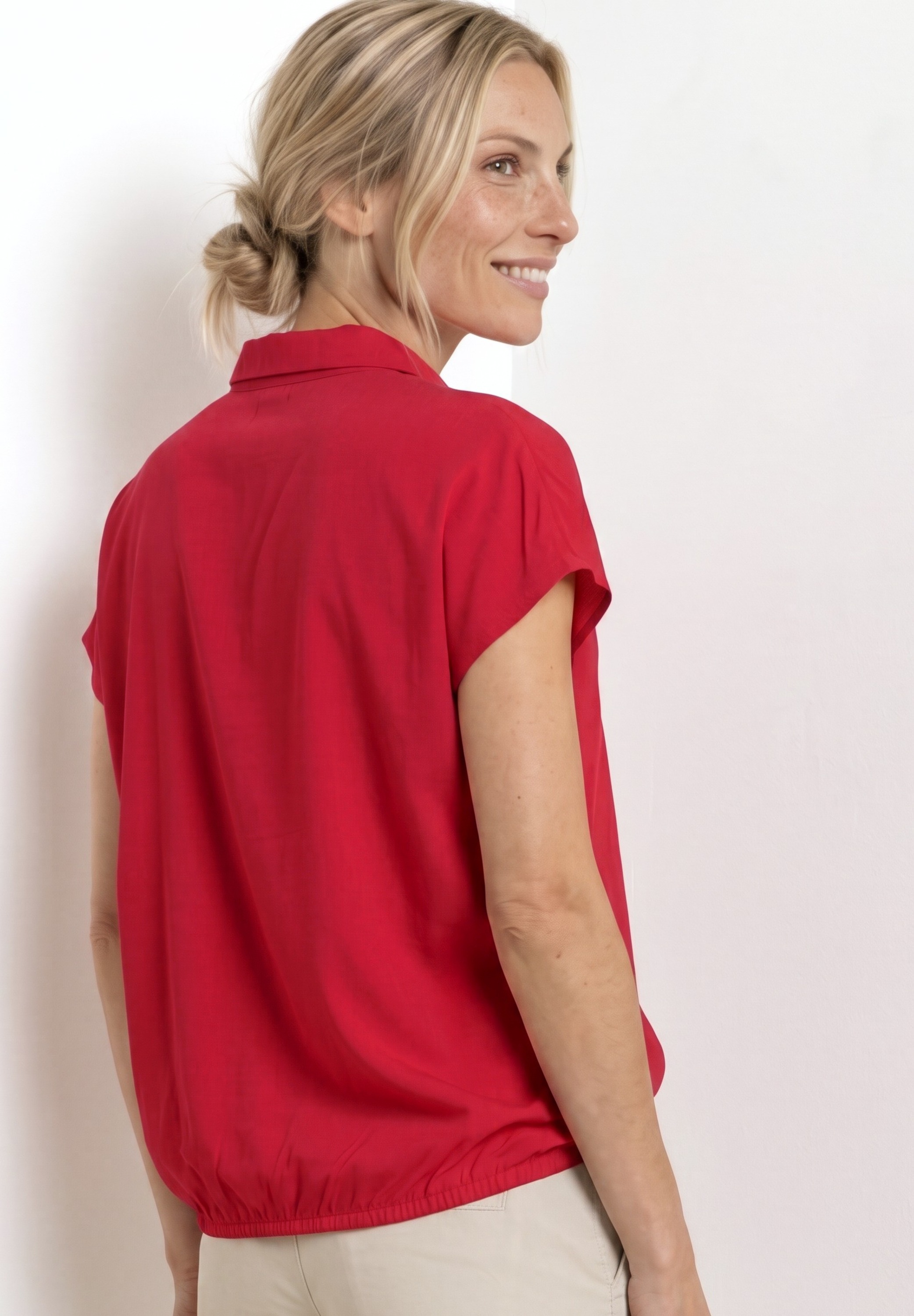 STREET ONE Hemdbluse aus softer Viskose