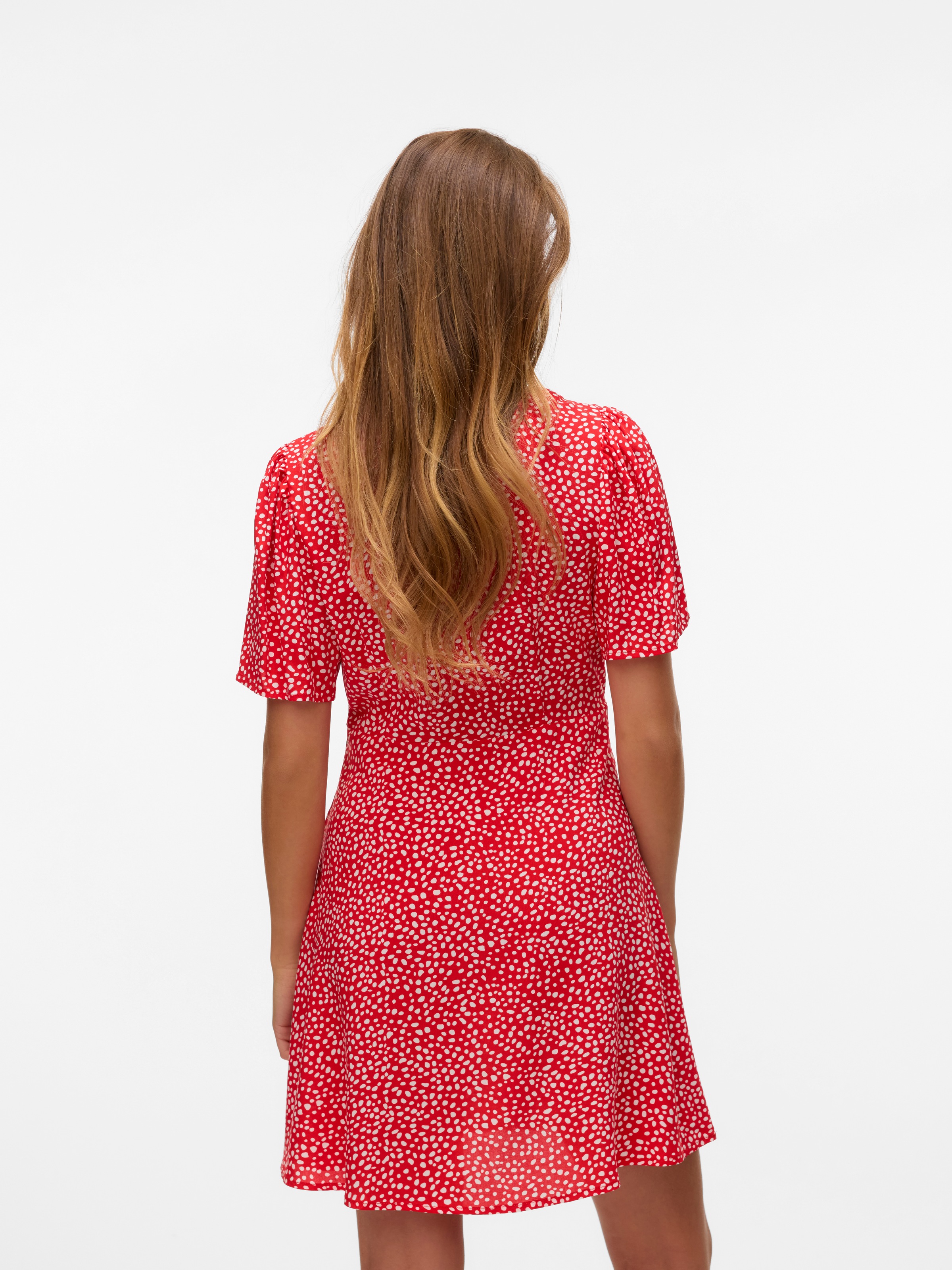 Vero Moda Minikleid "VMALBA SS SHORT DRESS WVN NOOS", Sommerkleid günstig online kaufen