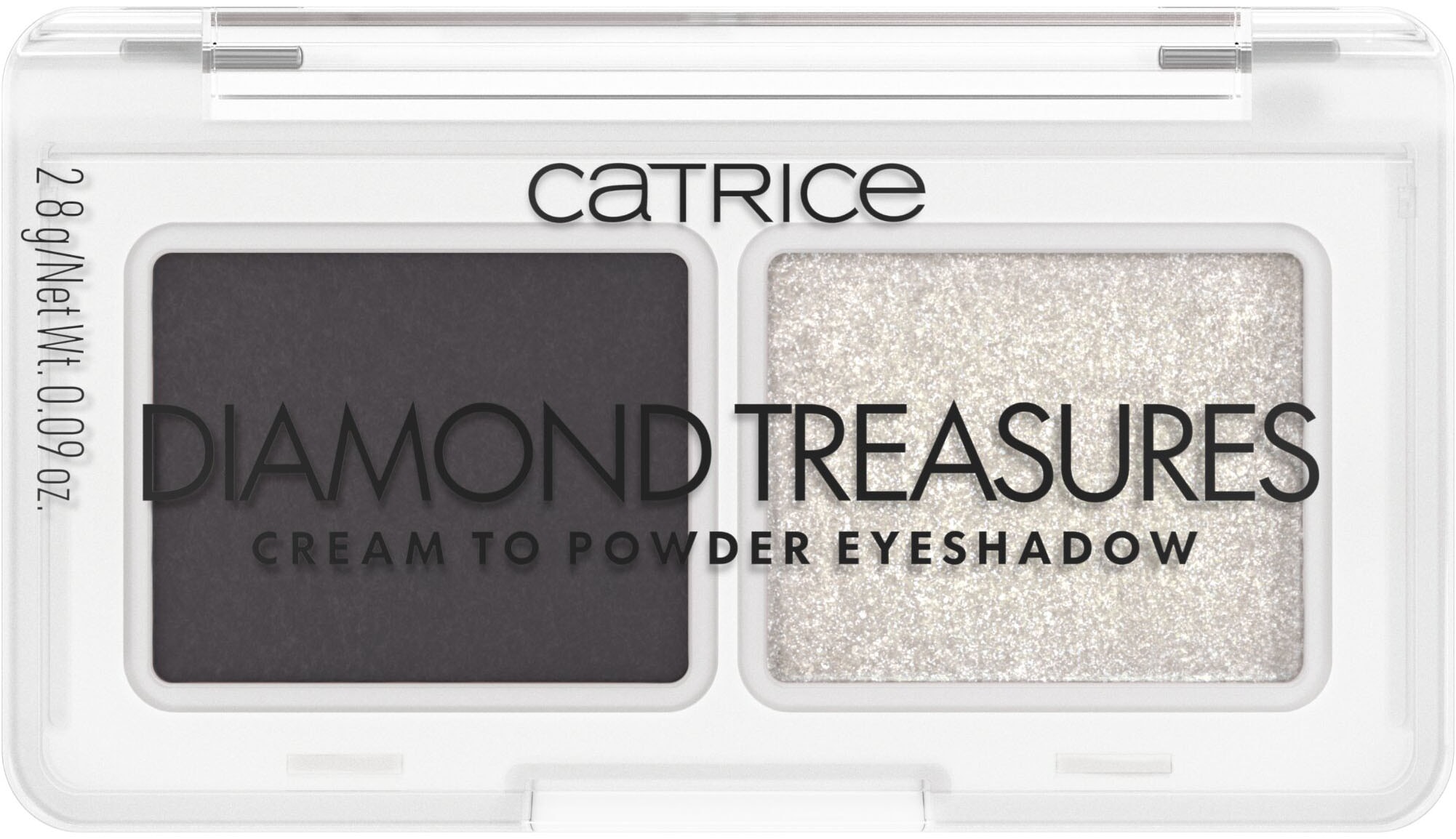 Catrice Lidschatten-Palette »Diamond Treasures Cream to Powder Eyeshadow«, (Set, 3 tlg.), Seidige Textur für müheloses Verblenden und makellosen Halt
