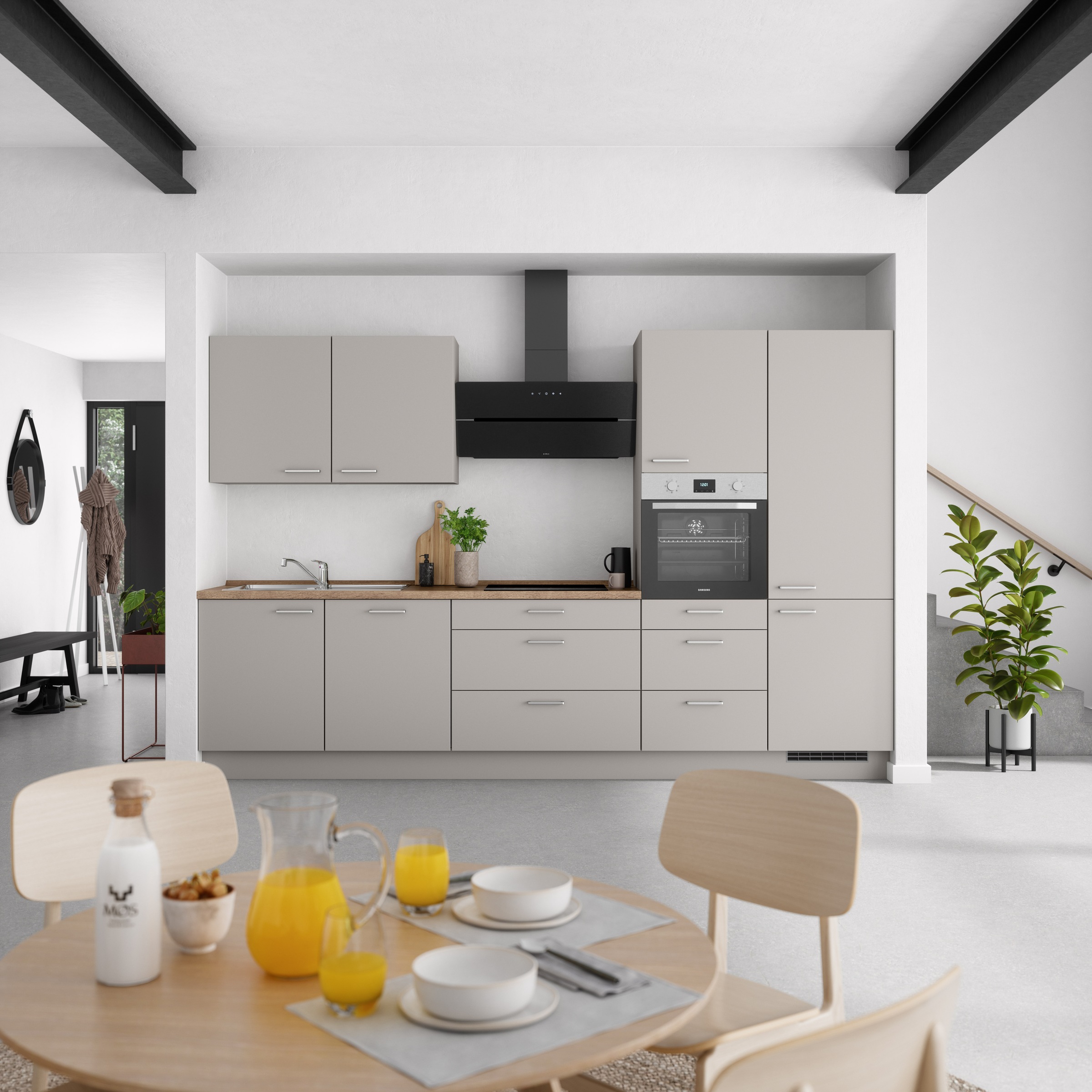 nobilia Küchenzeile ""Touch II"" vormontiert, Ausrichtung wählbar, Breite 3 günstig online kaufen