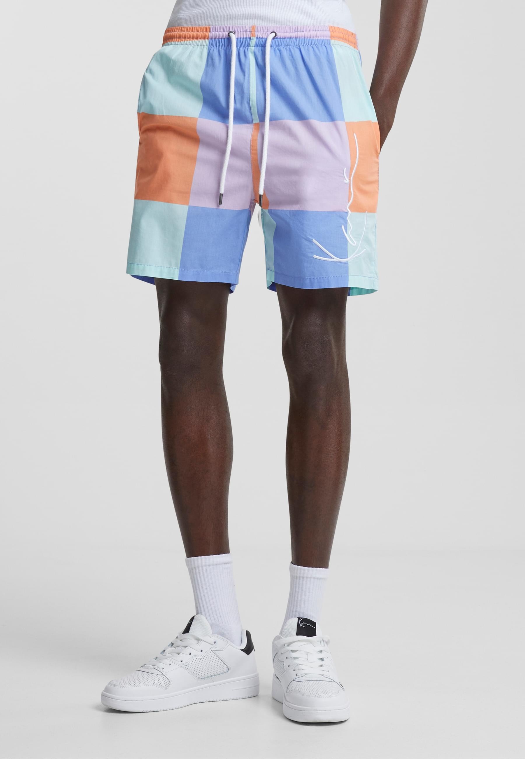 Karl Kani Shorts »Karl Kani Herren KKMQ22156MNT KK Signature Resort Shorts«, (1 tlg.)