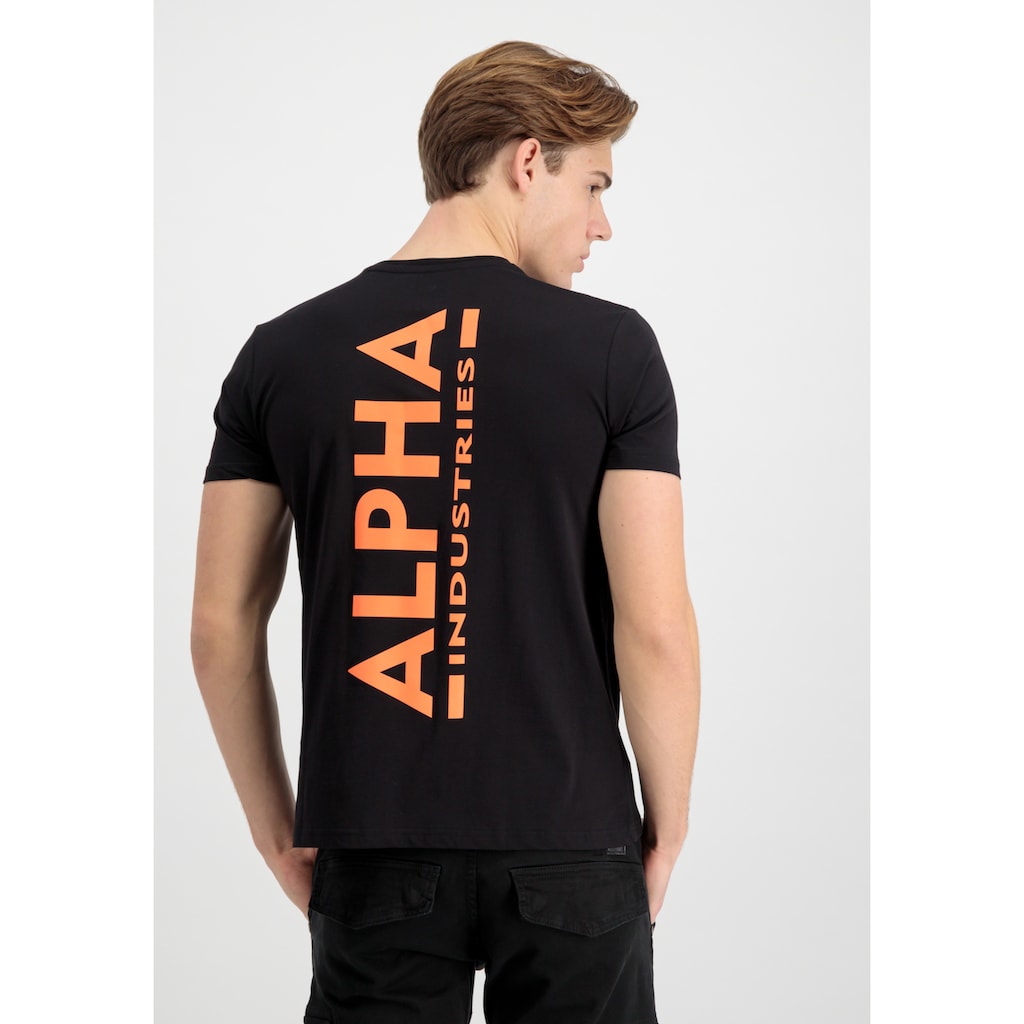 Alpha Industries T-Shirt »ALPHA INDUSTRIES Men - T-Shirts Backprint T Reflective Print«