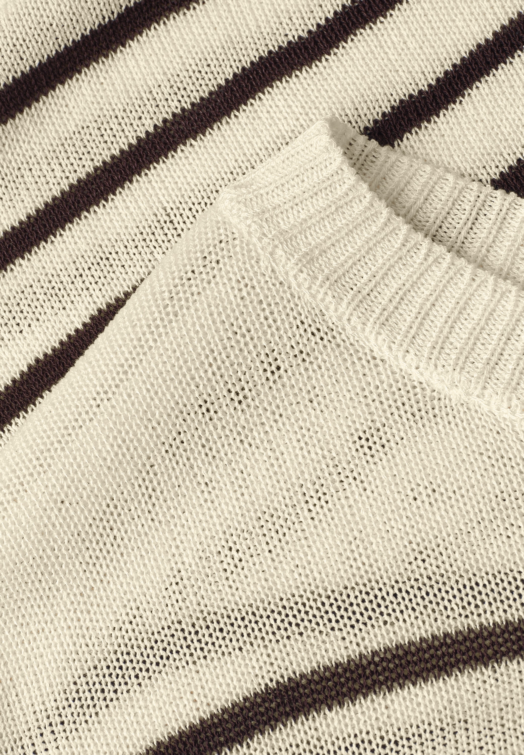 STREET ONE Pullunder mit Boatneck und Streifen