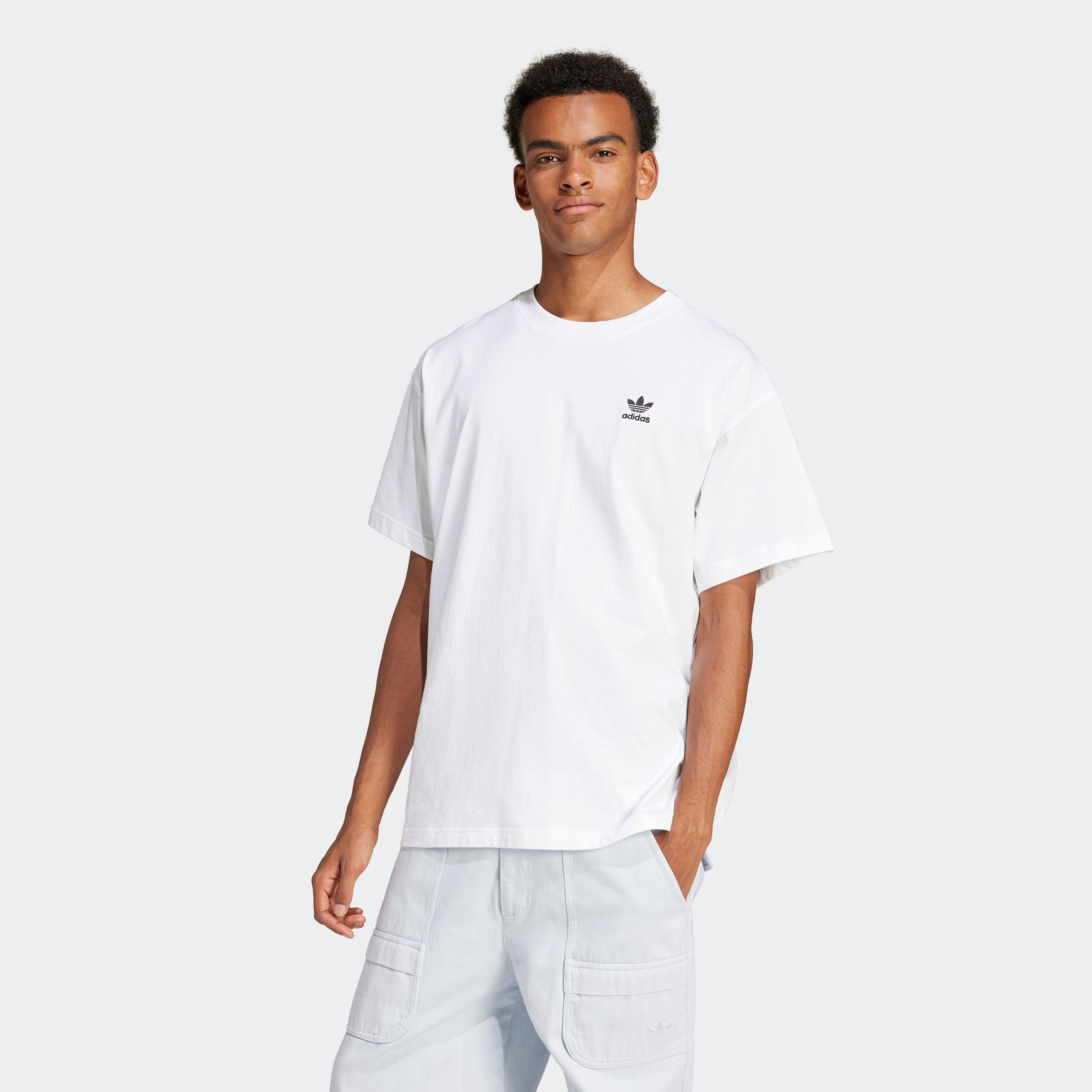 adidas Originals T-Shirt "ESS OS TEE" mit geripptem Rundhalsausschnitt, Kurzarm, ohne Verschluss