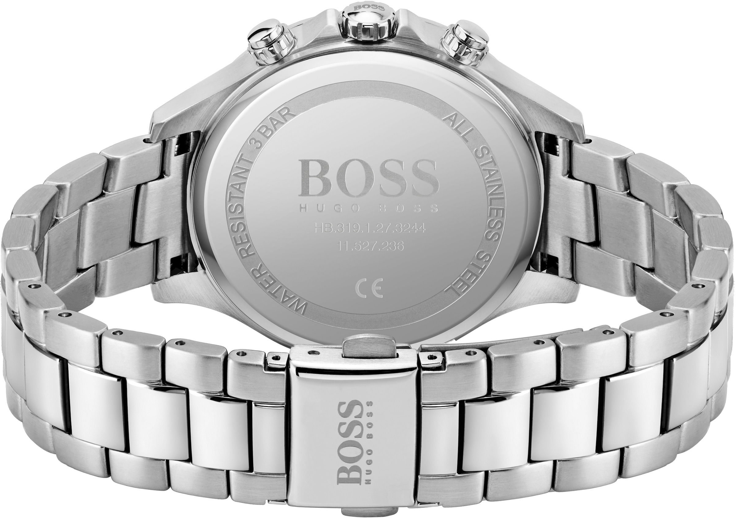 BOSS Multifunktionsuhr »HERA, 1502565«, Quarzuhr, Damenuhr, Armbanduhr, Datum