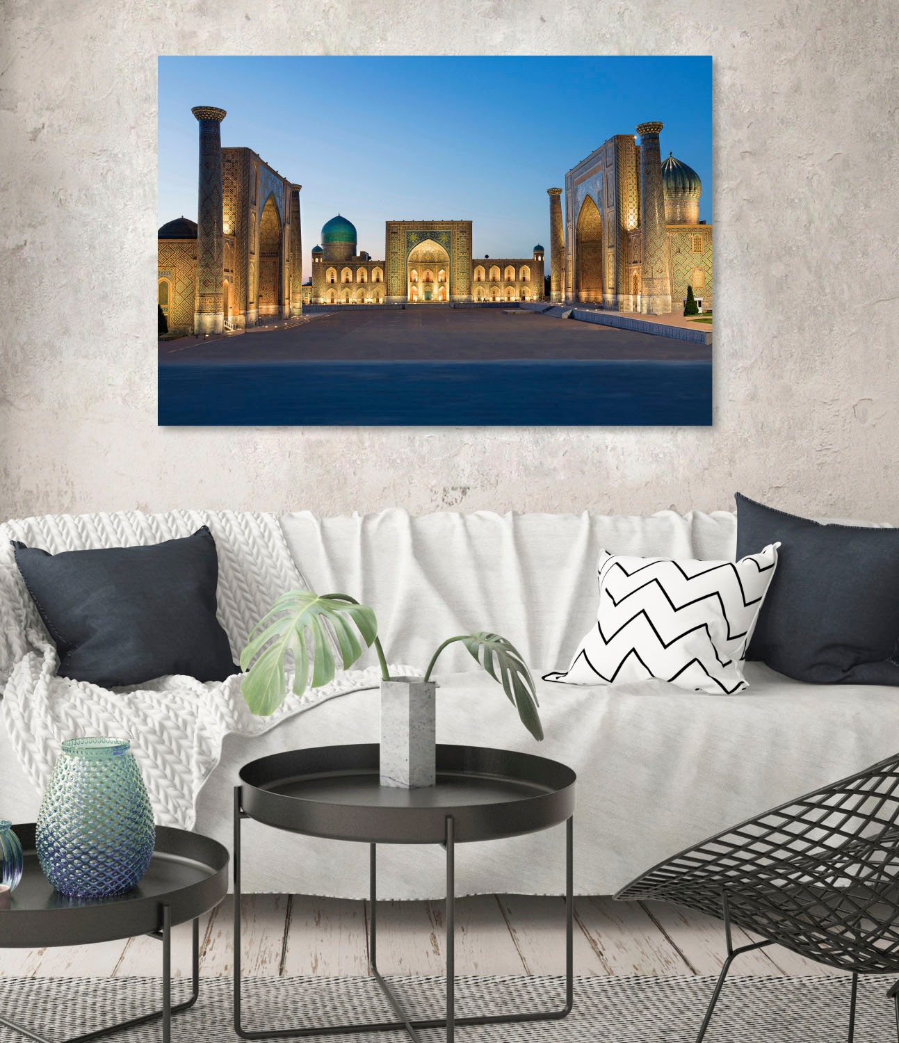queence Acrylglasbild "Palast", Elemente der Architektur-Gebäude-Religion-S günstig online kaufen