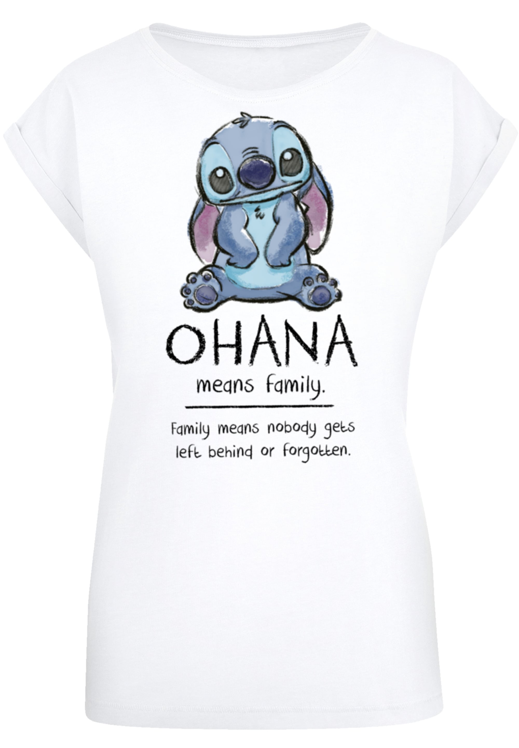 F4NT4STIC T-Shirt »Disney Lilo & Stitch Ohana Means Family«, Premium Qualität