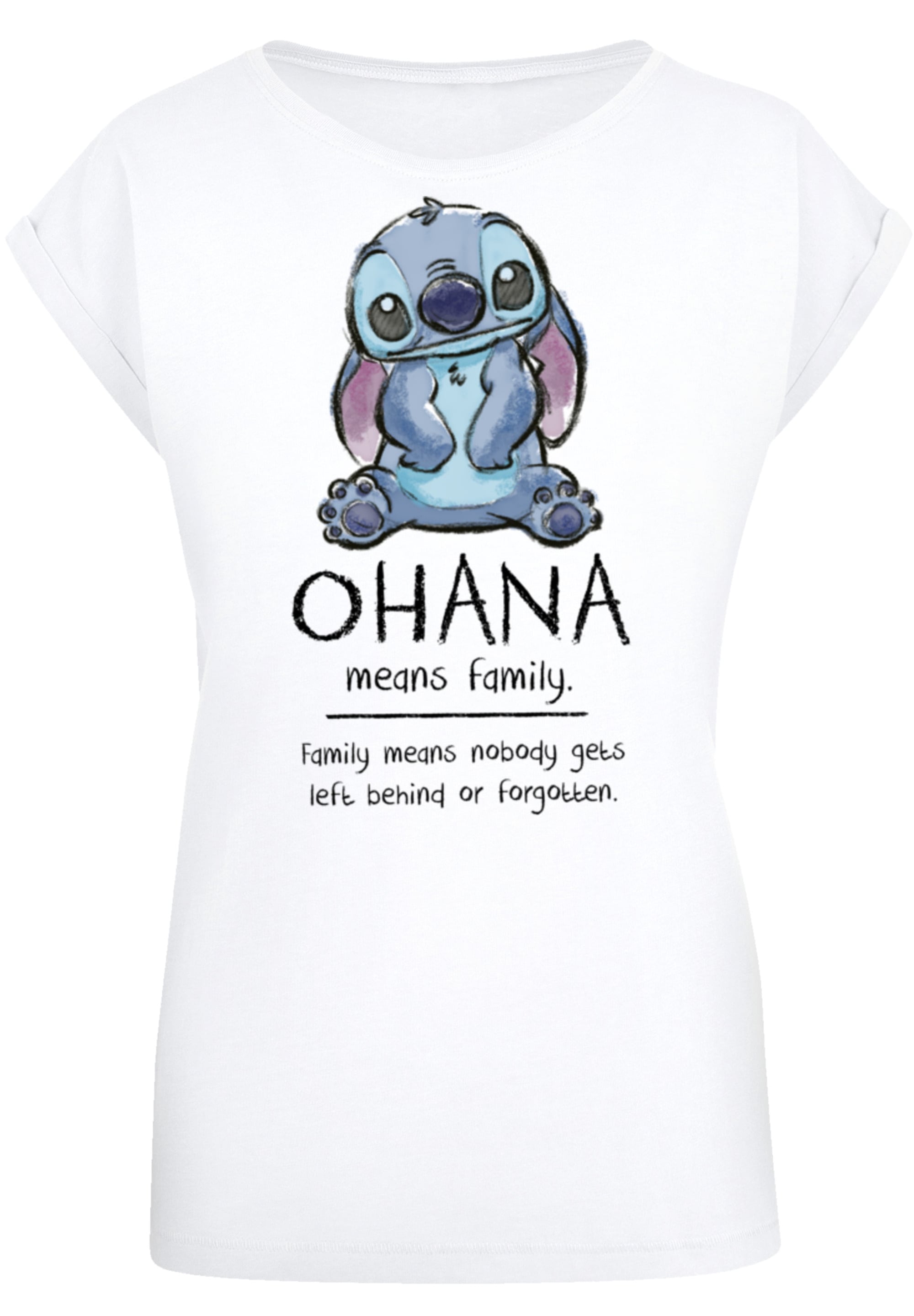 F4NT4STIC T-Shirt "Disney Lilo & Stitch Ohana Means Family", Premium Qualit günstig online kaufen