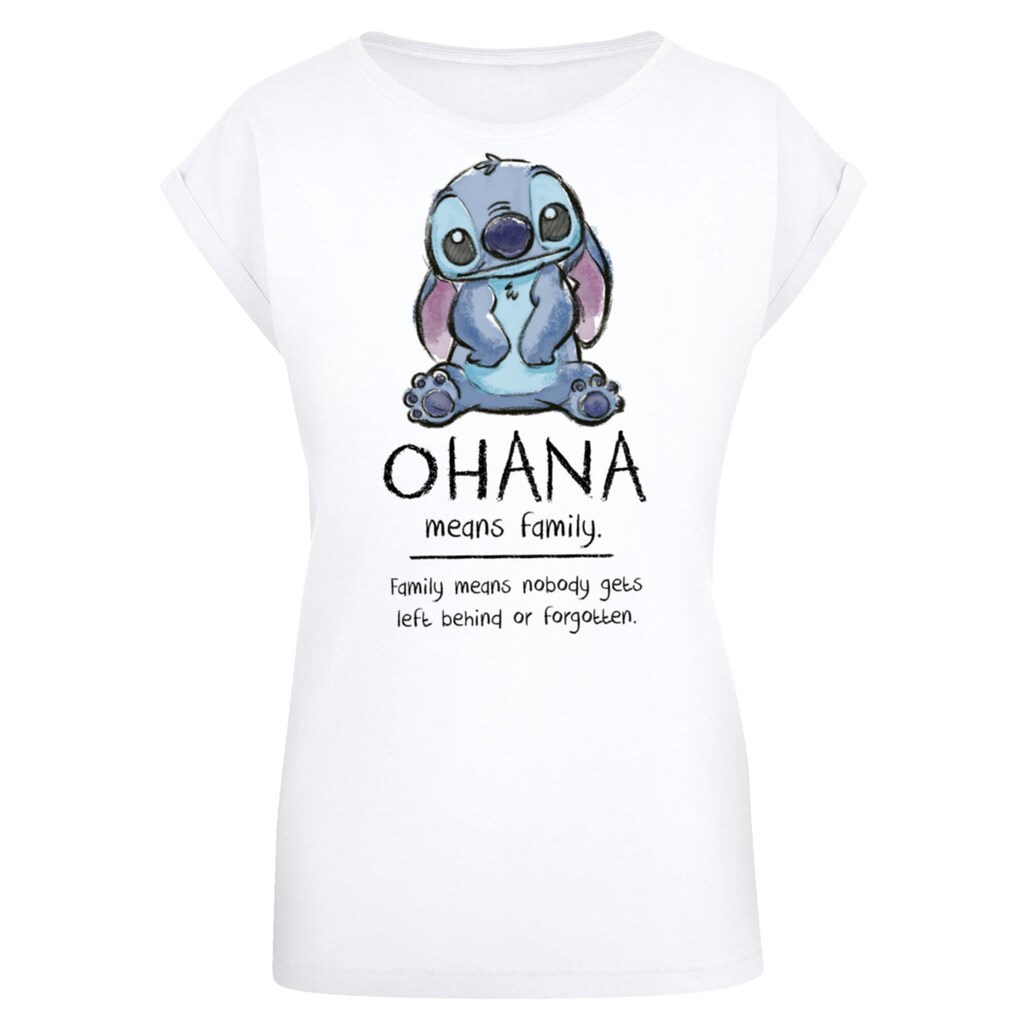 F4NT4STIC T-Shirt »Disney Lilo & Stitch Ohana Means Family«