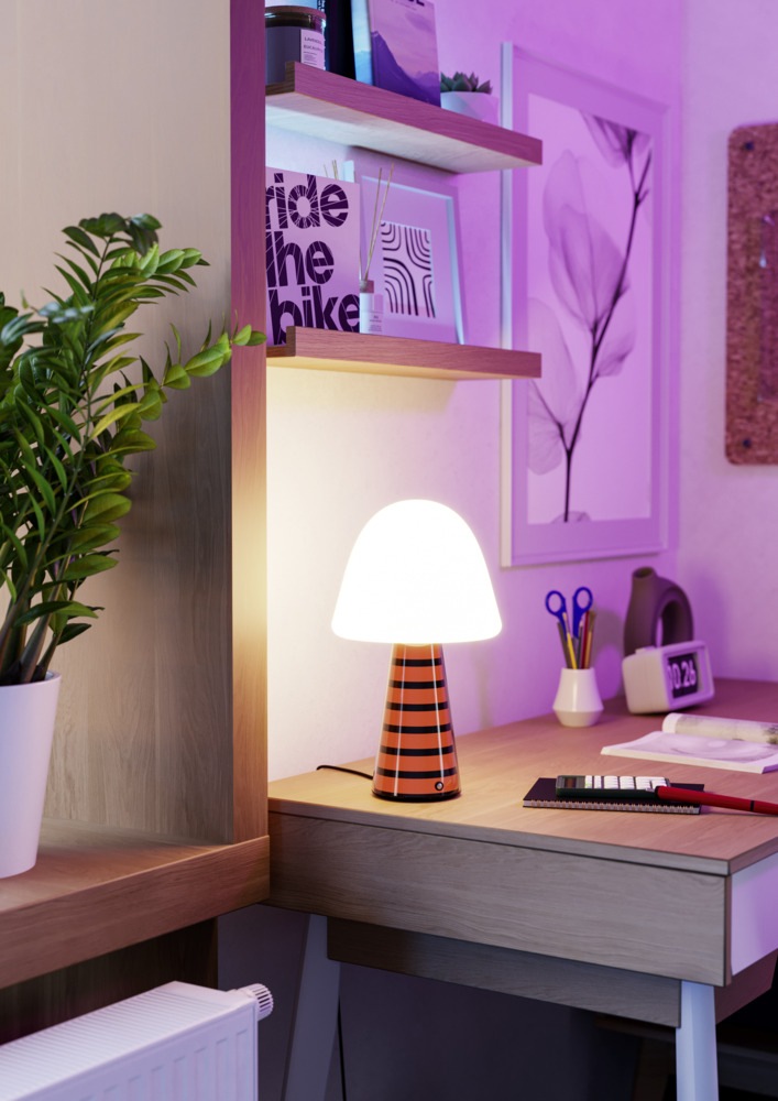 EGLO LED Tischleuchte »PULSE« LED-Modul 1 Stk. Warmweiß LED Tischleuchte Pulse mit Musiksensor RGB