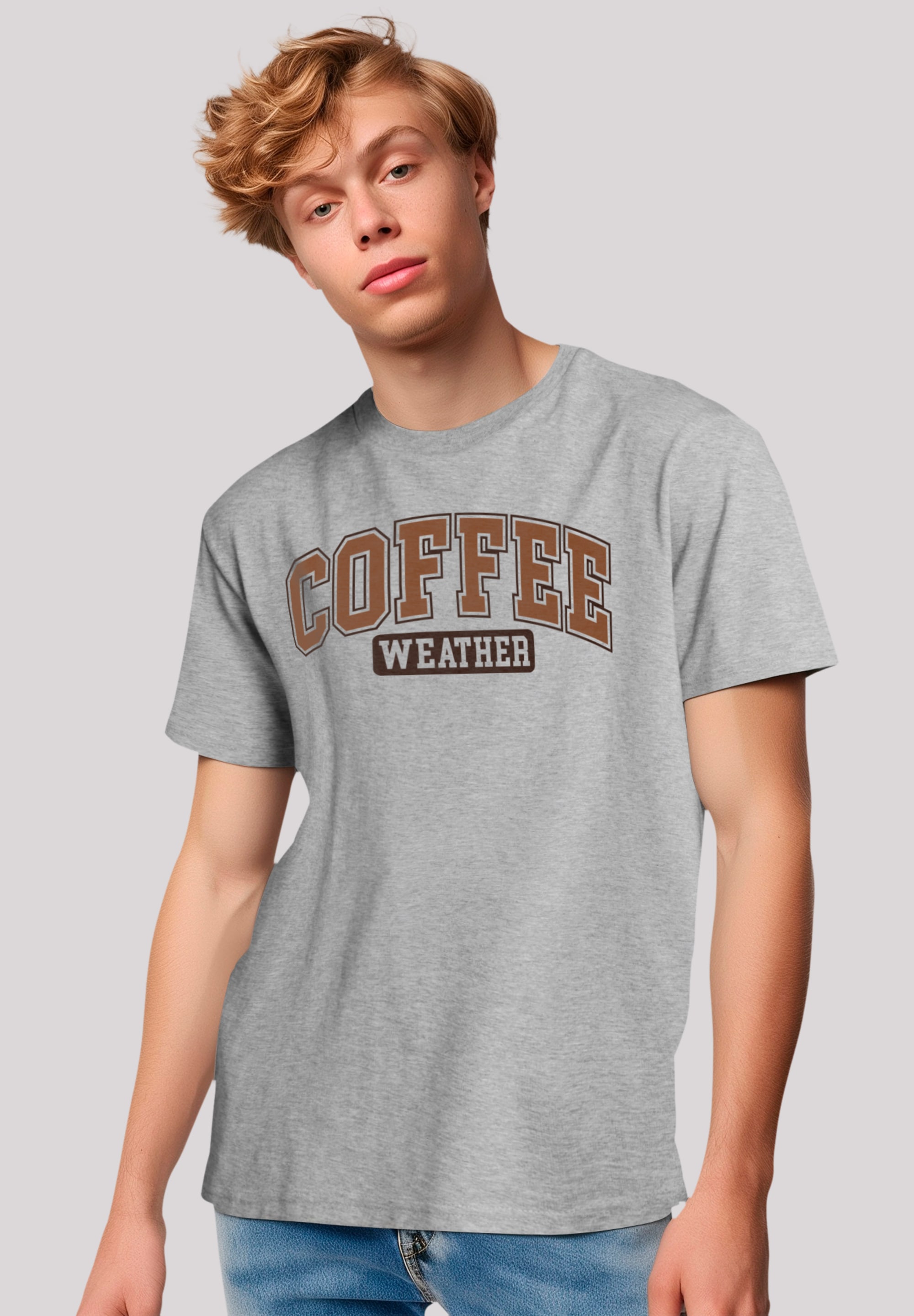 T-Shirt »Coffee Weather Winter Holiday Weihnachten«, Premium Qualität