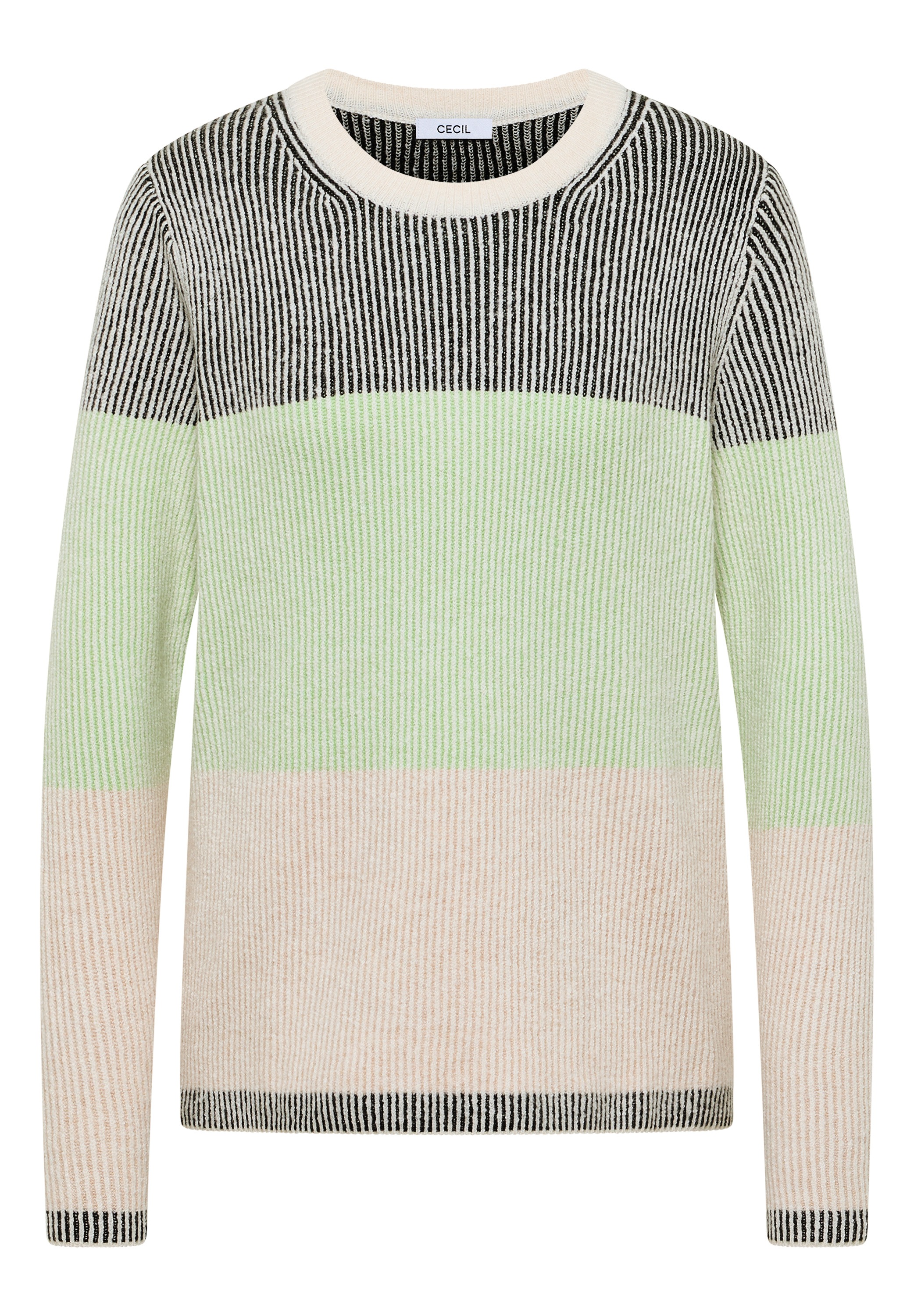 Cecil Strickpullover im Color Block Design