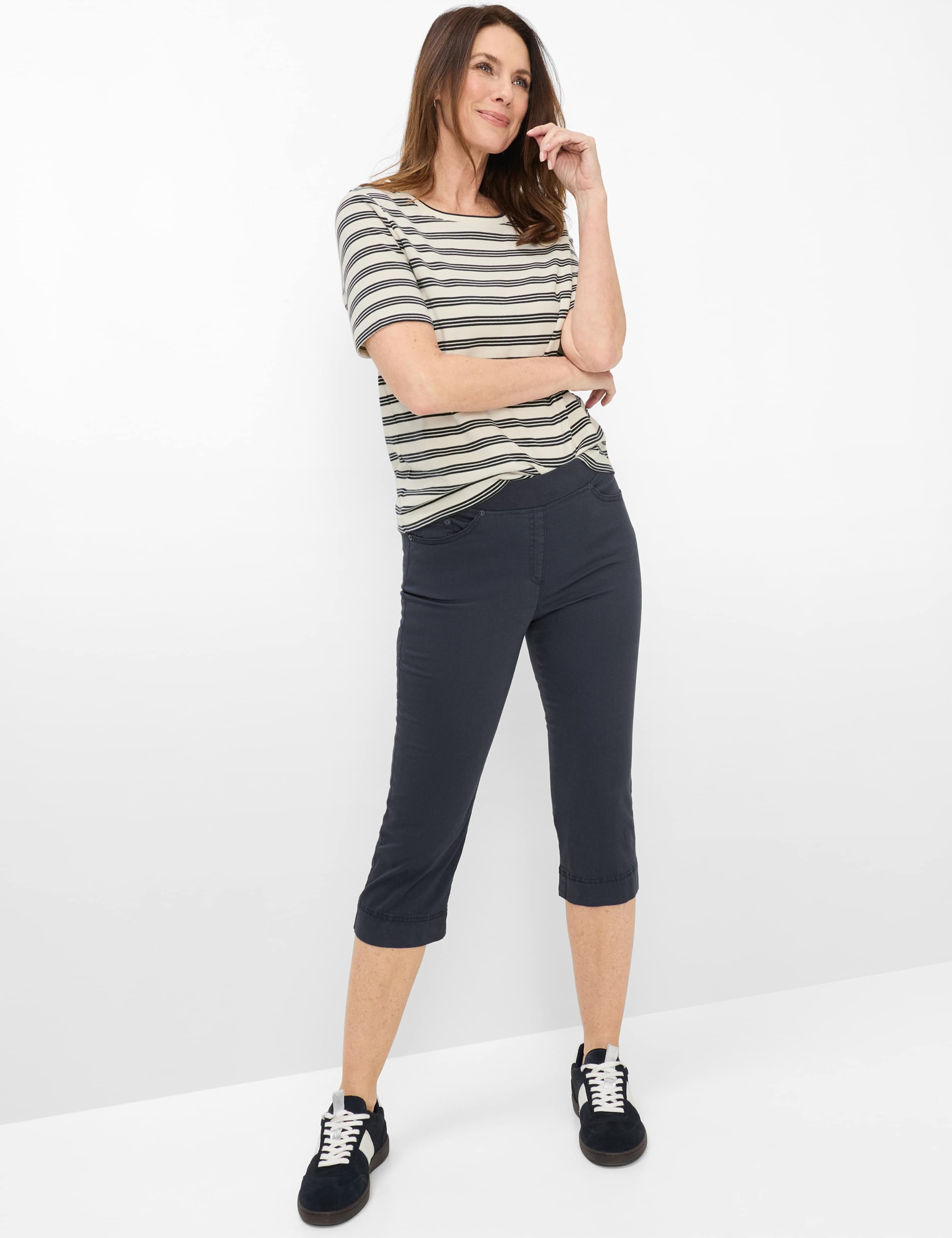 Brax Pamina Capri Hose Navy 46 2