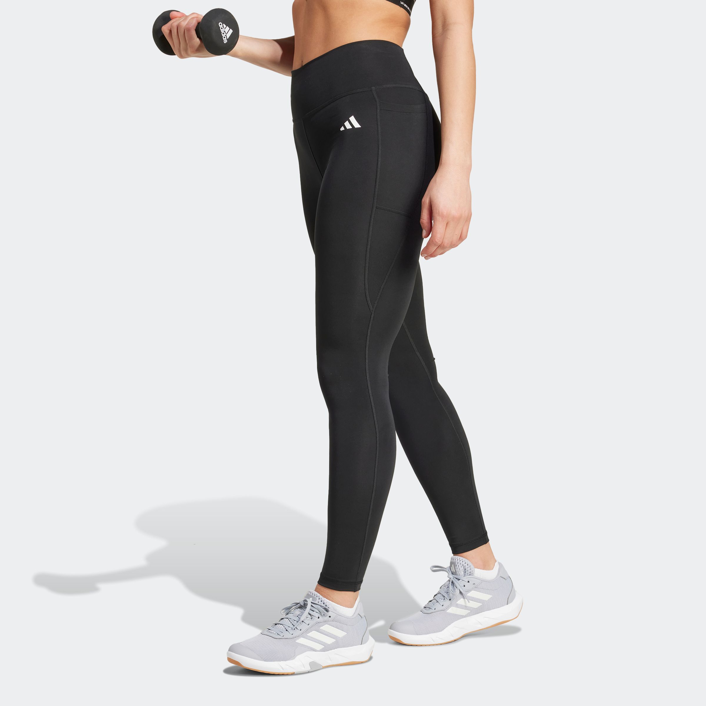 adidas Performance Trainingstights "OPT ESS ST 1/1" für Fitness, mit Climacool Technologie, ohne Verschluss