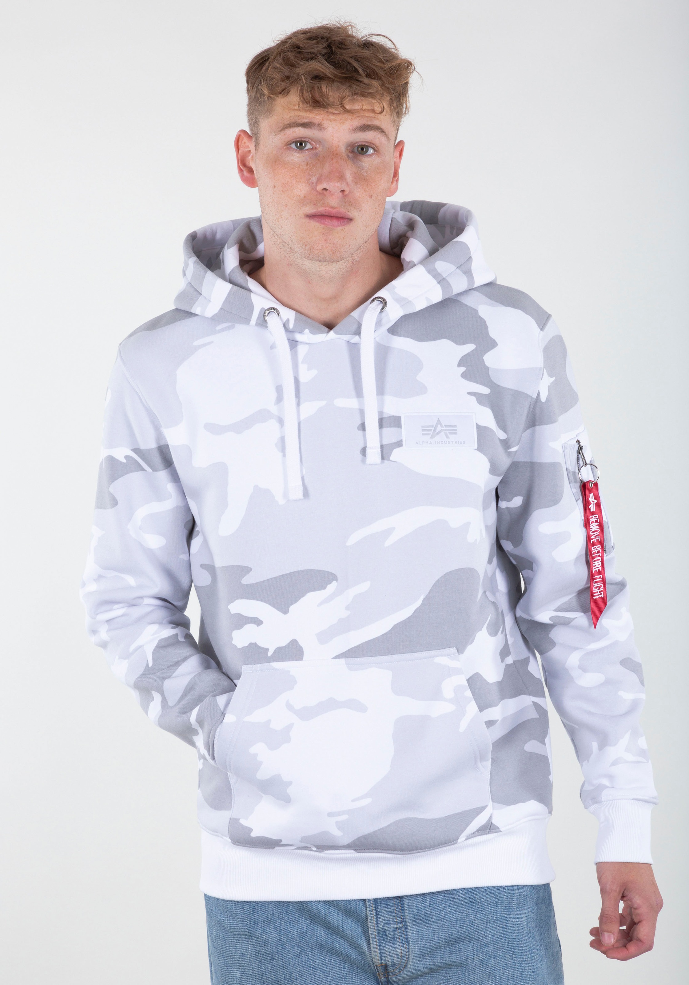 Alpha Industries Kapuzensweatshirt "BACK PRINT HOODY", Baumwollmischung, re günstig online kaufen