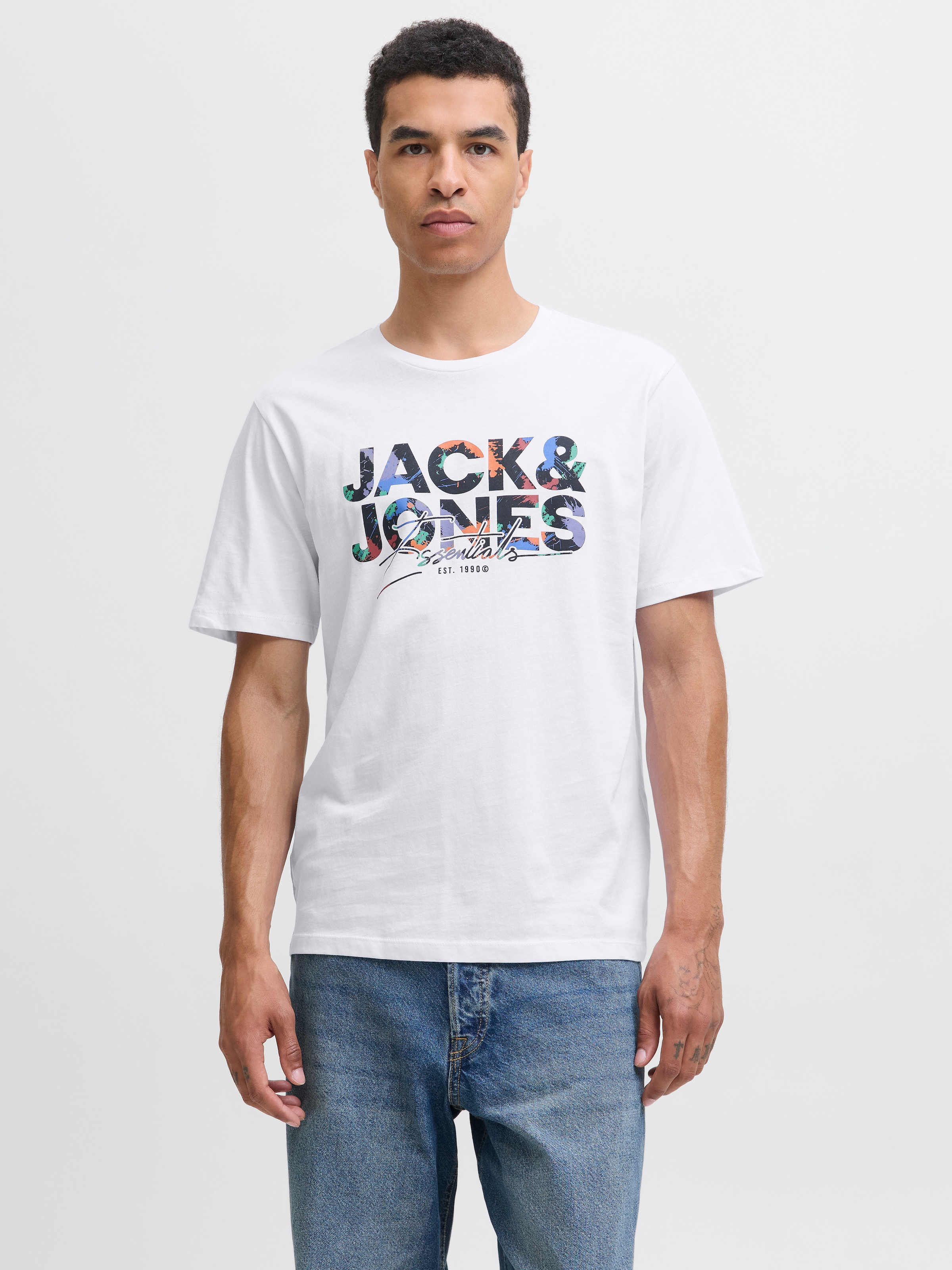 Jack & Jones Kurzarmshirt »JJGEPLAS TEE SS CREW NECK 3PK MP«