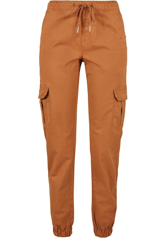 Cargohose »Urban Classics Damen Ladies High Waist Cargo Jogging Pants«, (1 tlg.)