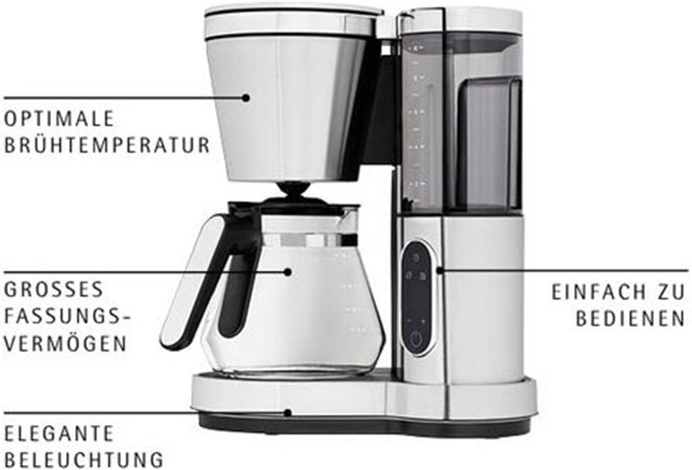 WMF Filterkaffeemaschine »Lumero Aroma« 1x4 mit Glaskanne