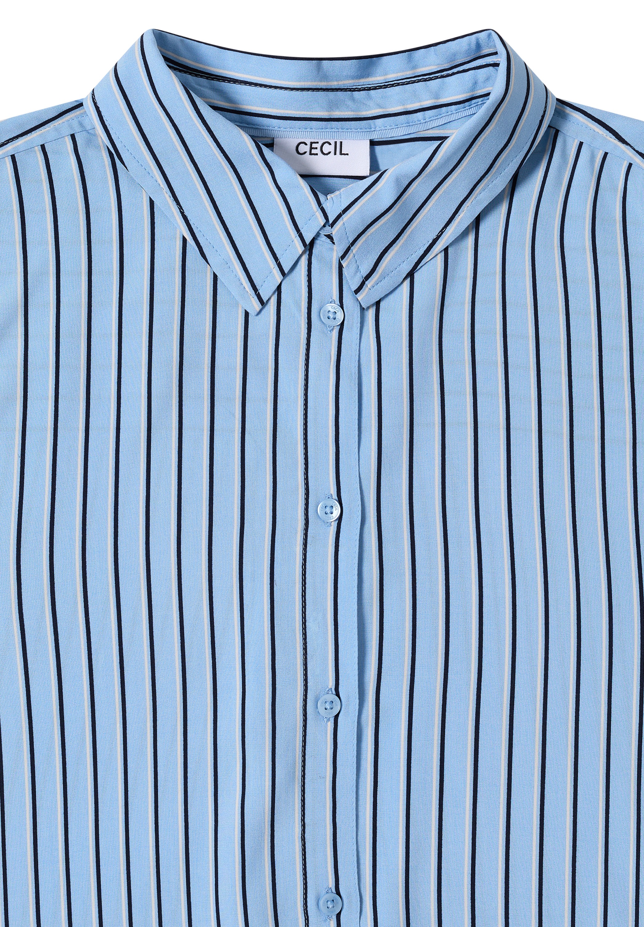 Cecil Langarmbluse mit Knopfleiste