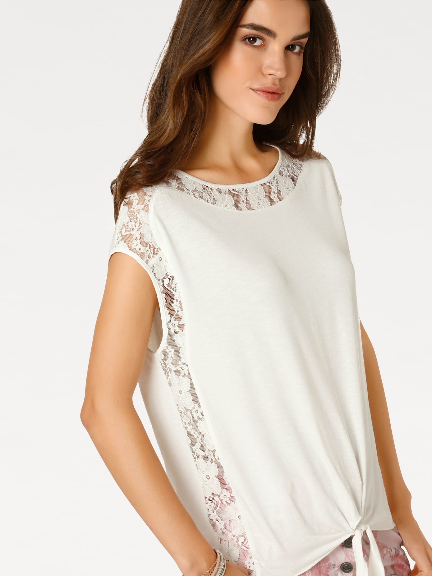 heine Spitzenshirt »Spitzen-Shirt«, (1 tlg.)