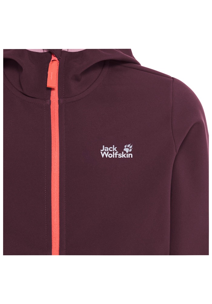 Jack Wolfskin Softshelljacke »FOURWINDS JACKET KIDS«, mit Kapuze