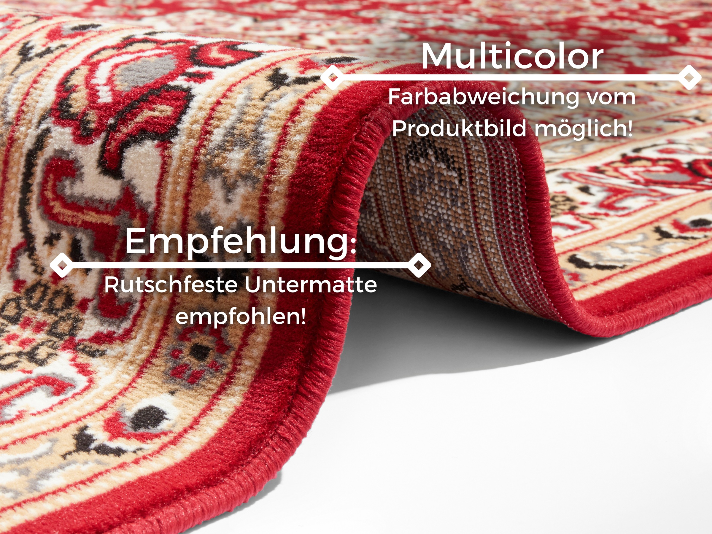 Hanse Home Parun Täbriz Rug Red 80x150cm 3
