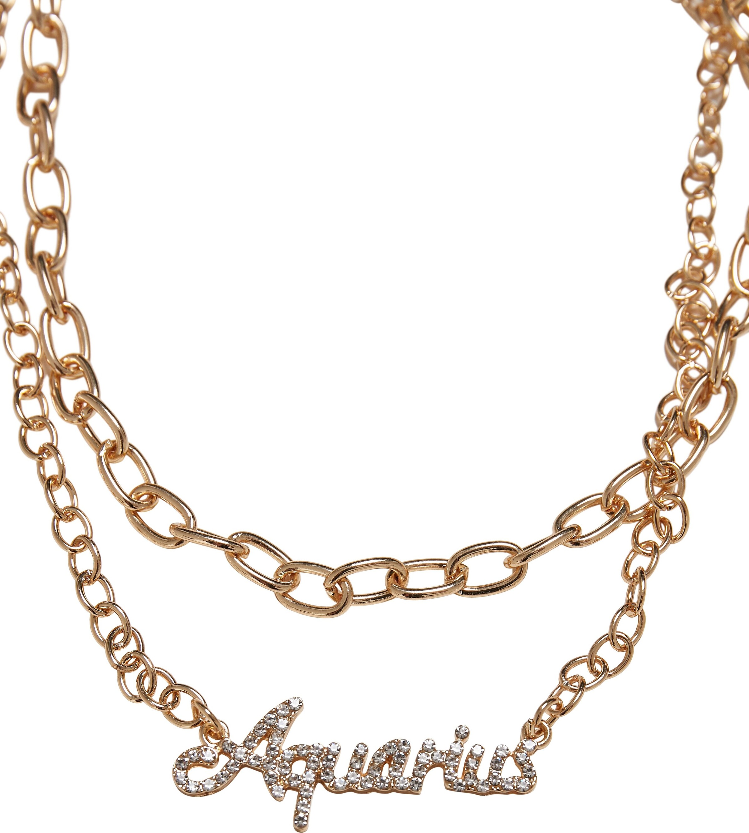 URBAN CLASSICS Golden | »Accessoires Necklace« BAUR Edelstahlkette online Diamond bestellen Zodiac
