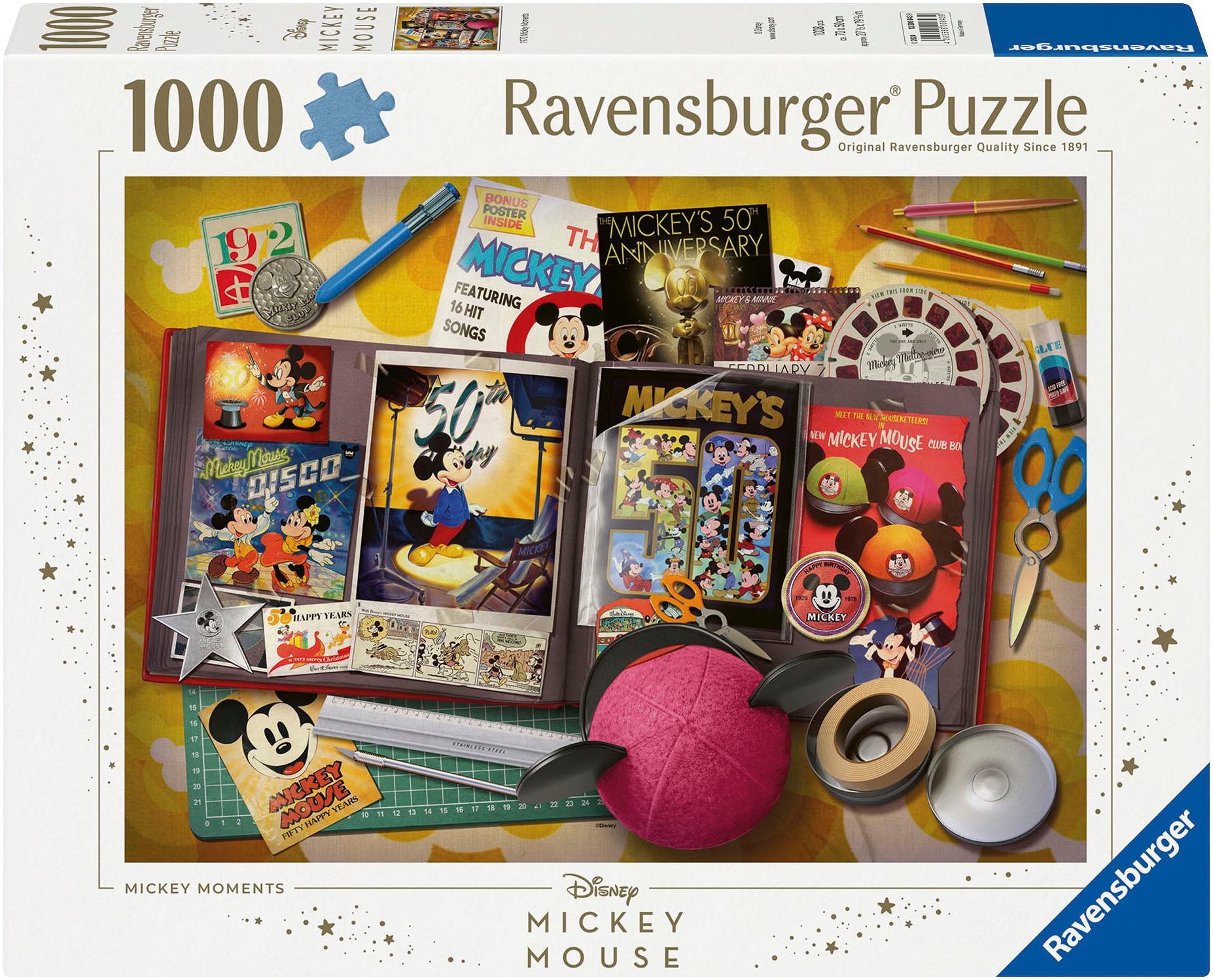 Ravensburger Puzzle »Disney Mickey Mouse, 1970 Mickey Moments«, Made in Germany