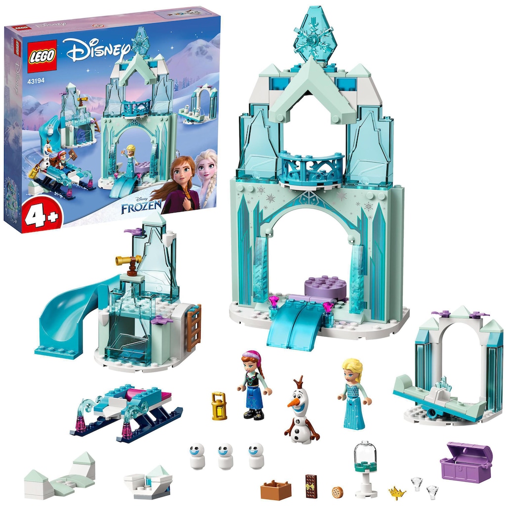 LEGO® Konstruktionsspielsteine »Annas und Elsas Wintermärchen (43194), LEGO® Disney Frozen«, (154 St.)