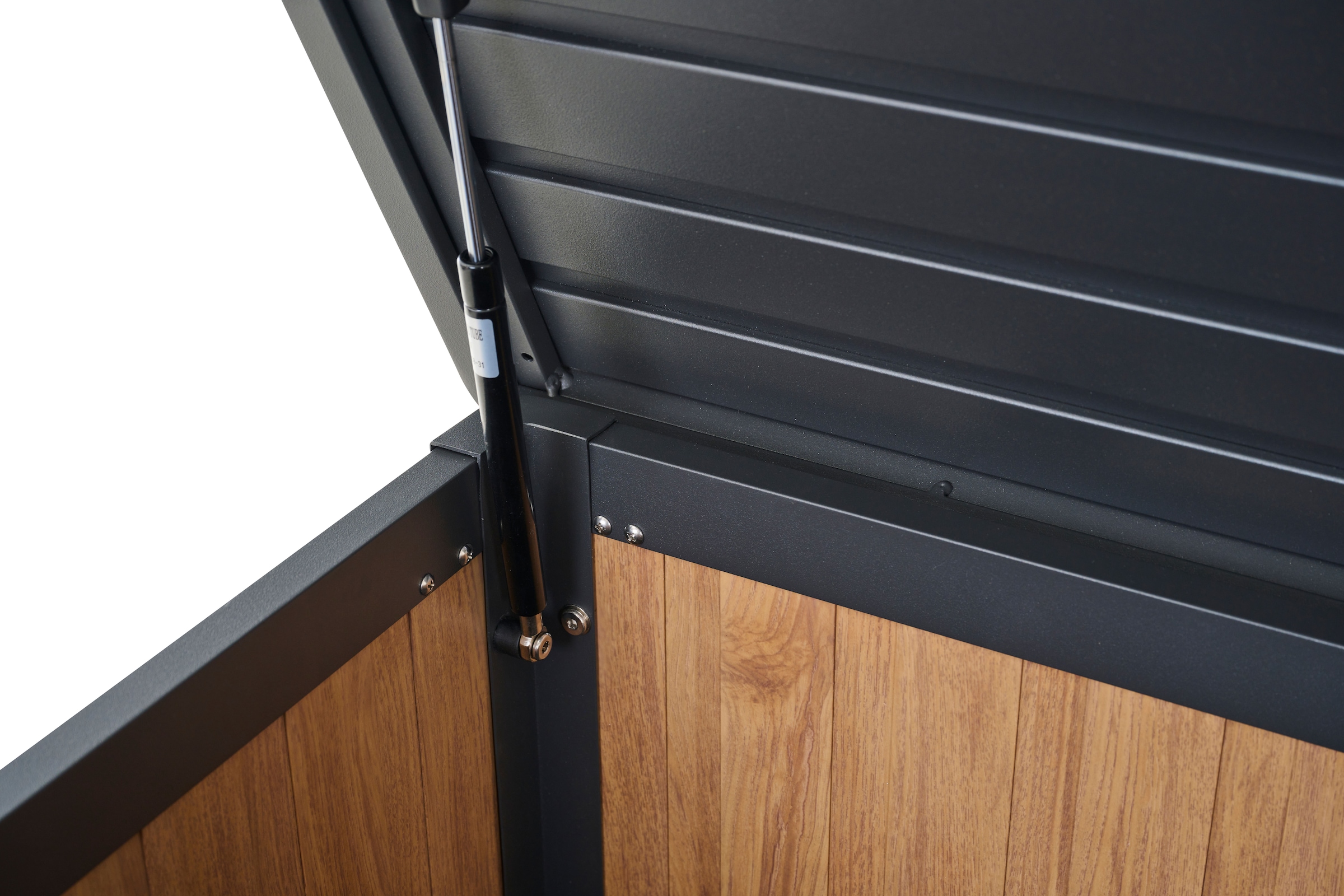 Siena Garden Kissenbox Gestell aus Aluminium, 159x79x83cm woodlook