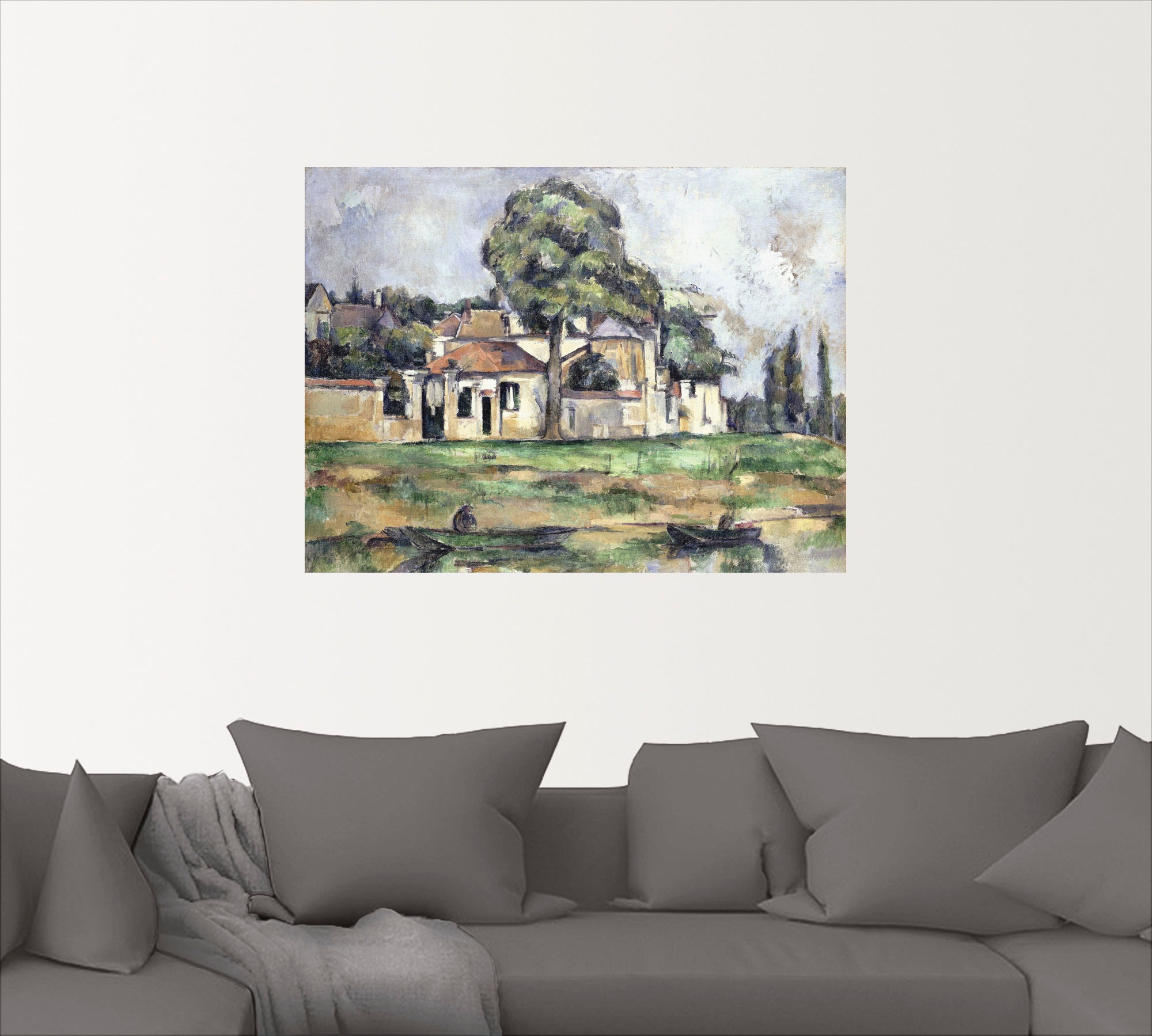 Artland Wandbild »Stillleben mit Äpfeln und Orangen«, Gebäude, (1 St.), als Leinwandbild, Wandaufkleber oder Poster in versch. Größen