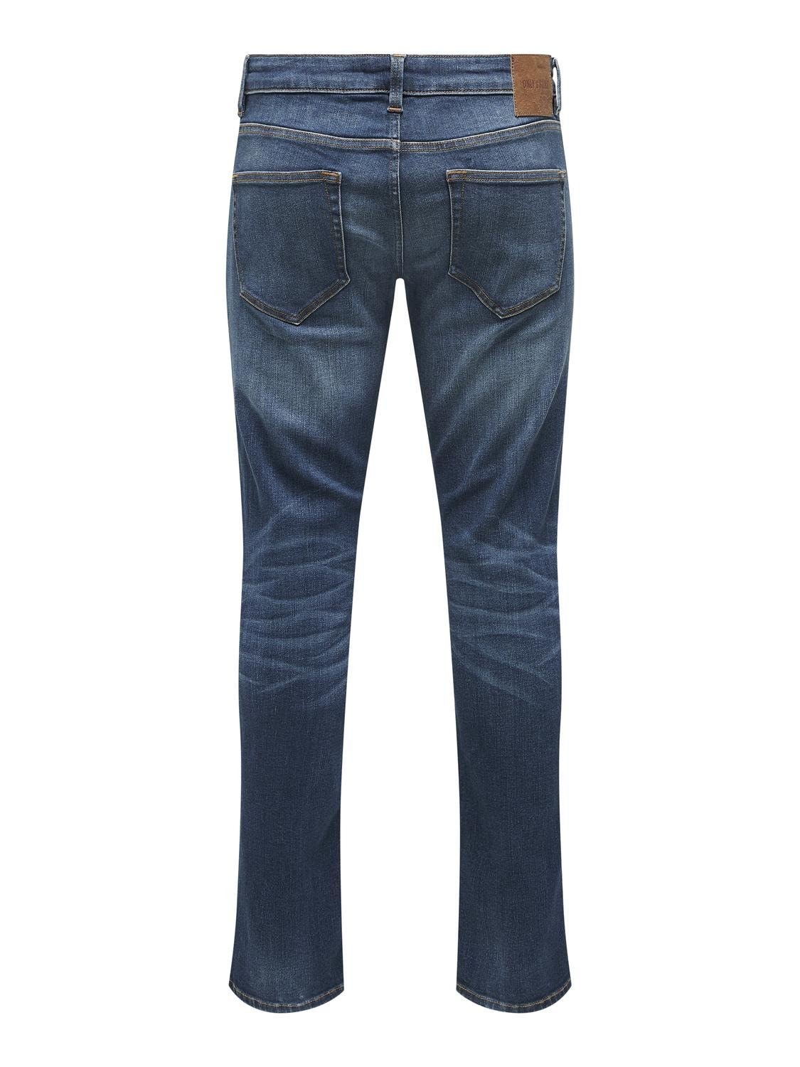 ONLY & SONS Slim-fit-Jeans »OS ONSLOOM SLIM BLUE GREY 40«, mit Destroyed Effekt