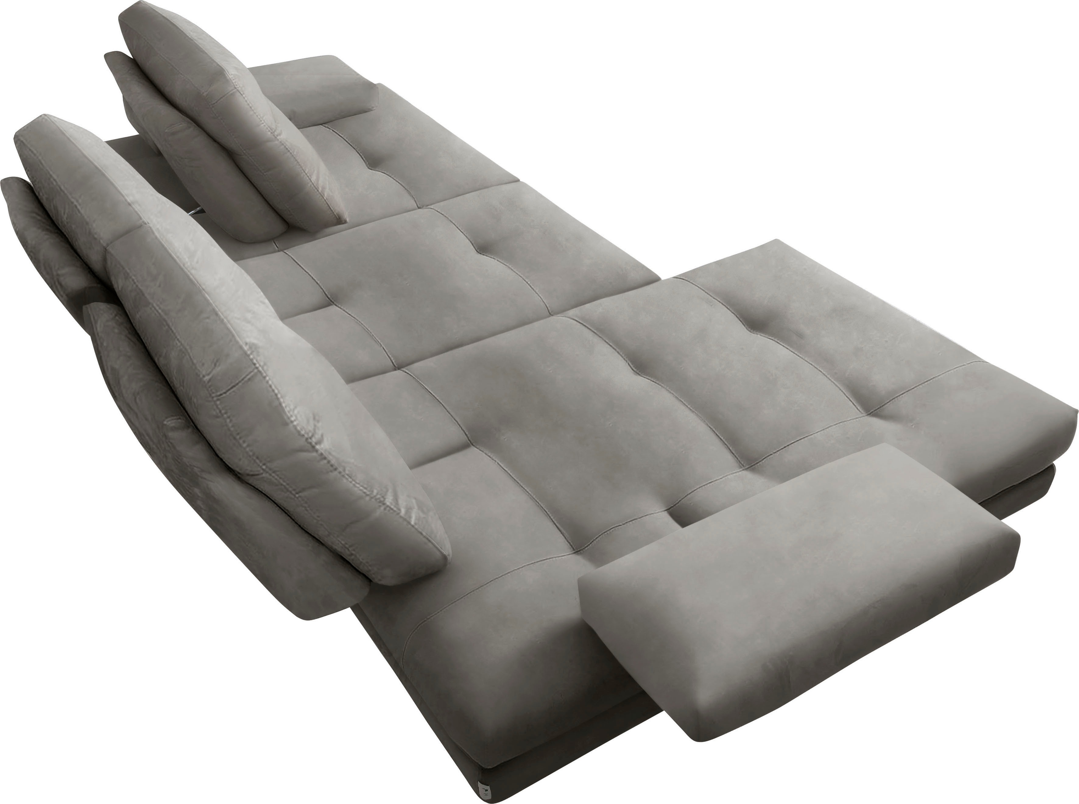 Thumbnail - CALIA ITALIA Ecksofa "Toby Wing, Komfortsofa der Extraklasse, bequem, L-Form" inklusive Sitztiefenverstellung, Füße in c...