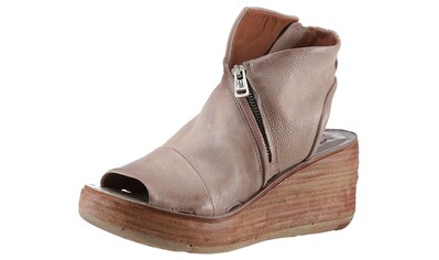 Schaftsandalette »CALVADOS«, Sommerschuh, Sandalette, Keilabsatz, mit zwei...