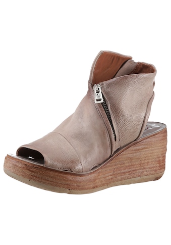 Schaftsandalette »CALVADOS«, Sommerschuh, Sandalette, Keilabsatz, mit zwei...