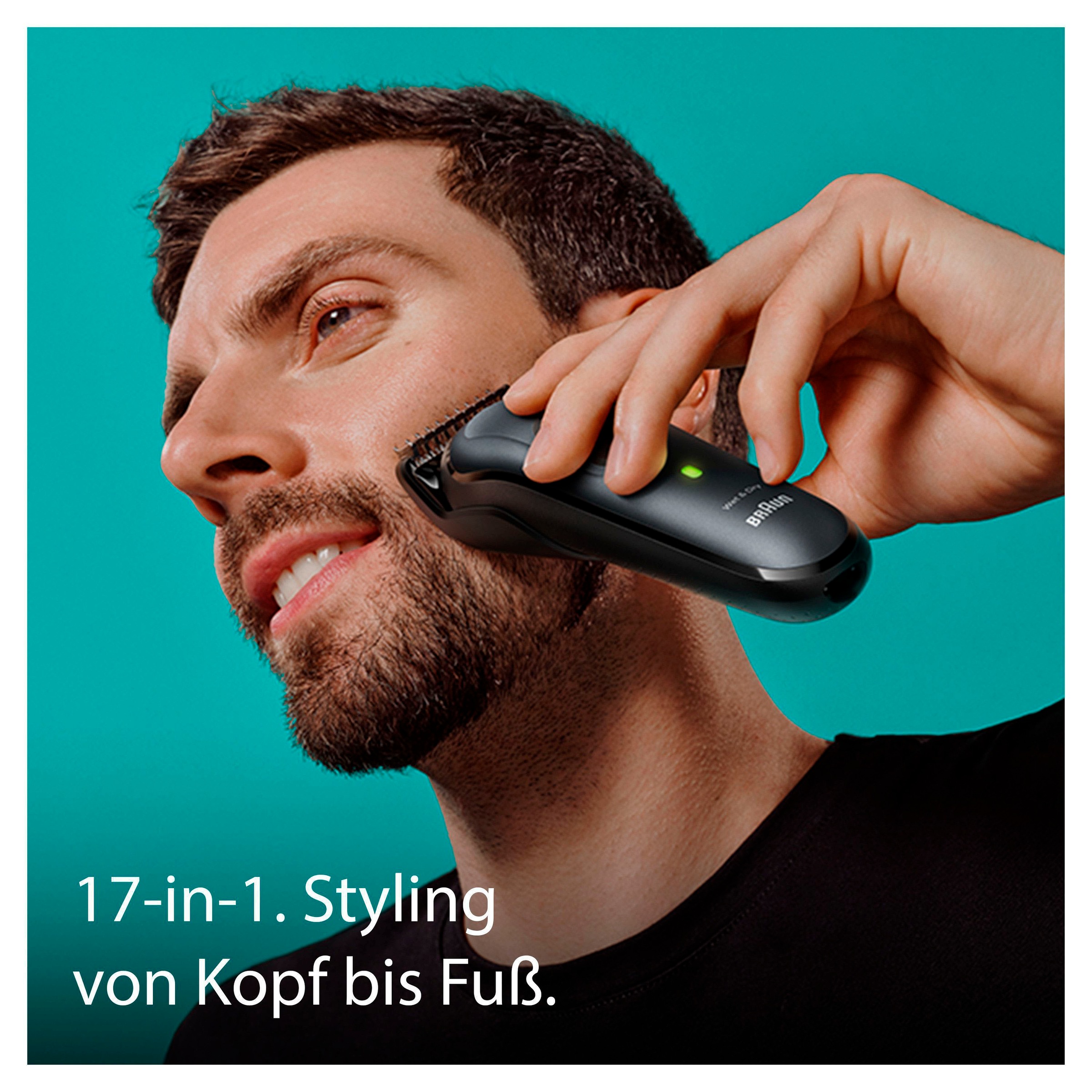 Braun Haarschneider »All-In-One Styling Set MGK7491«, Wasserdicht, 17-in-1 Barttrimmer