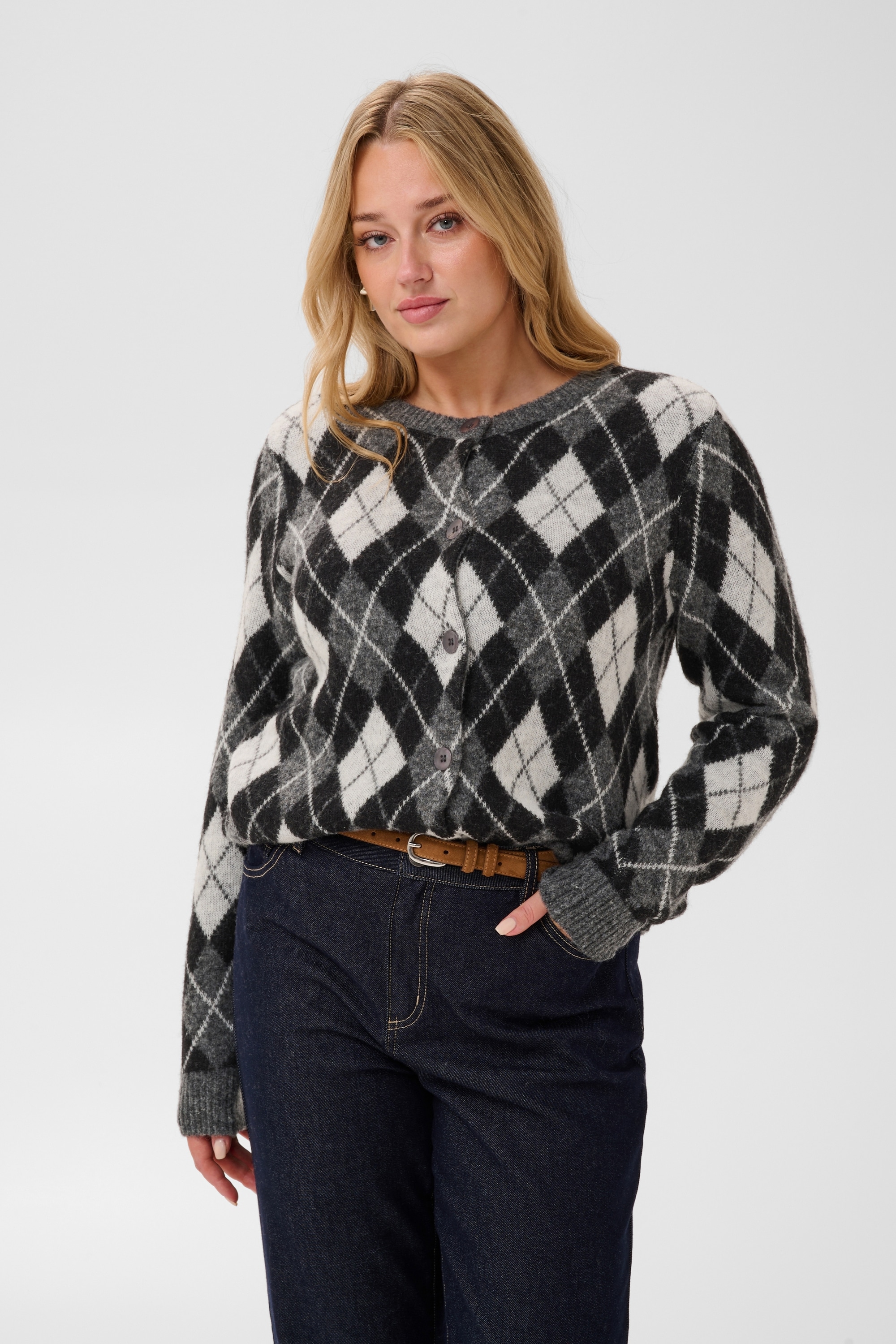 KAFFE Curve Strickjacke »KAFFE Curve Strickjacke KCharla«