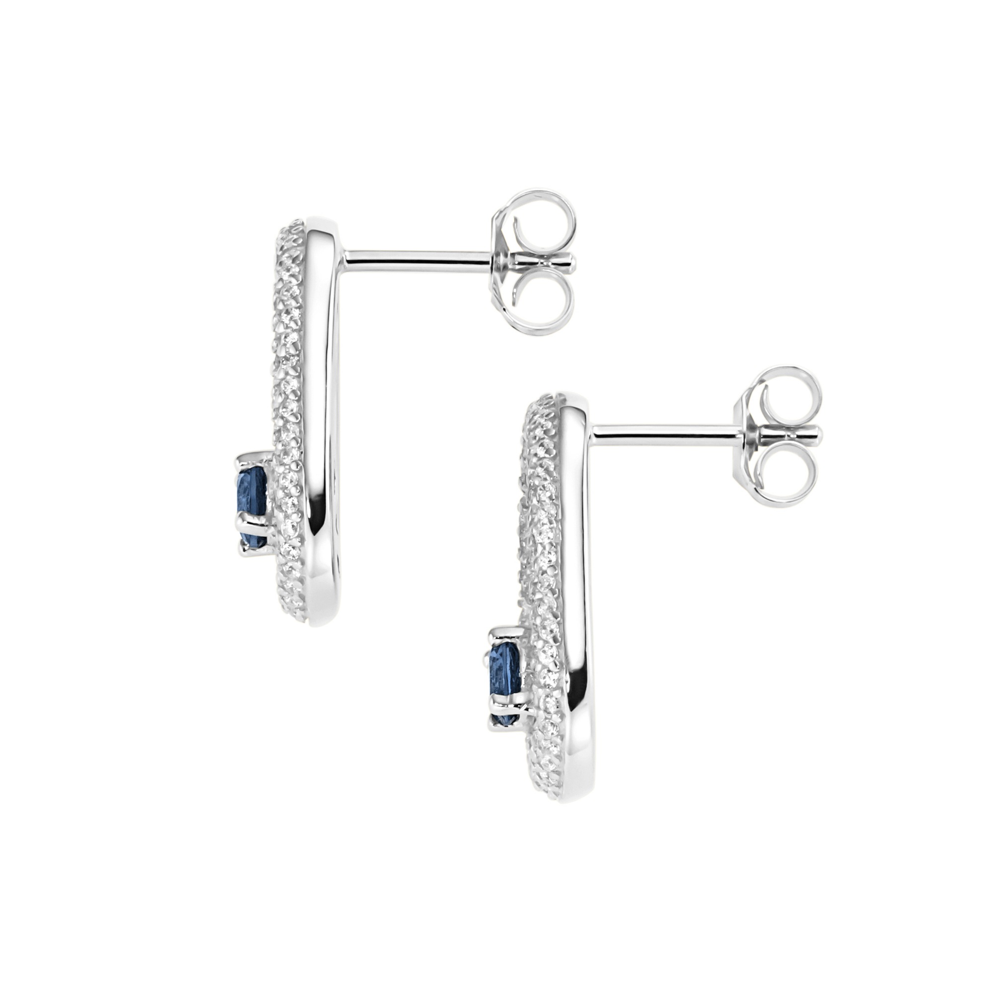GIORGIO MARTELLO MILANO Paar Ohrstecker »mit Zirkonia und Kristallsteinen, Silber 925«