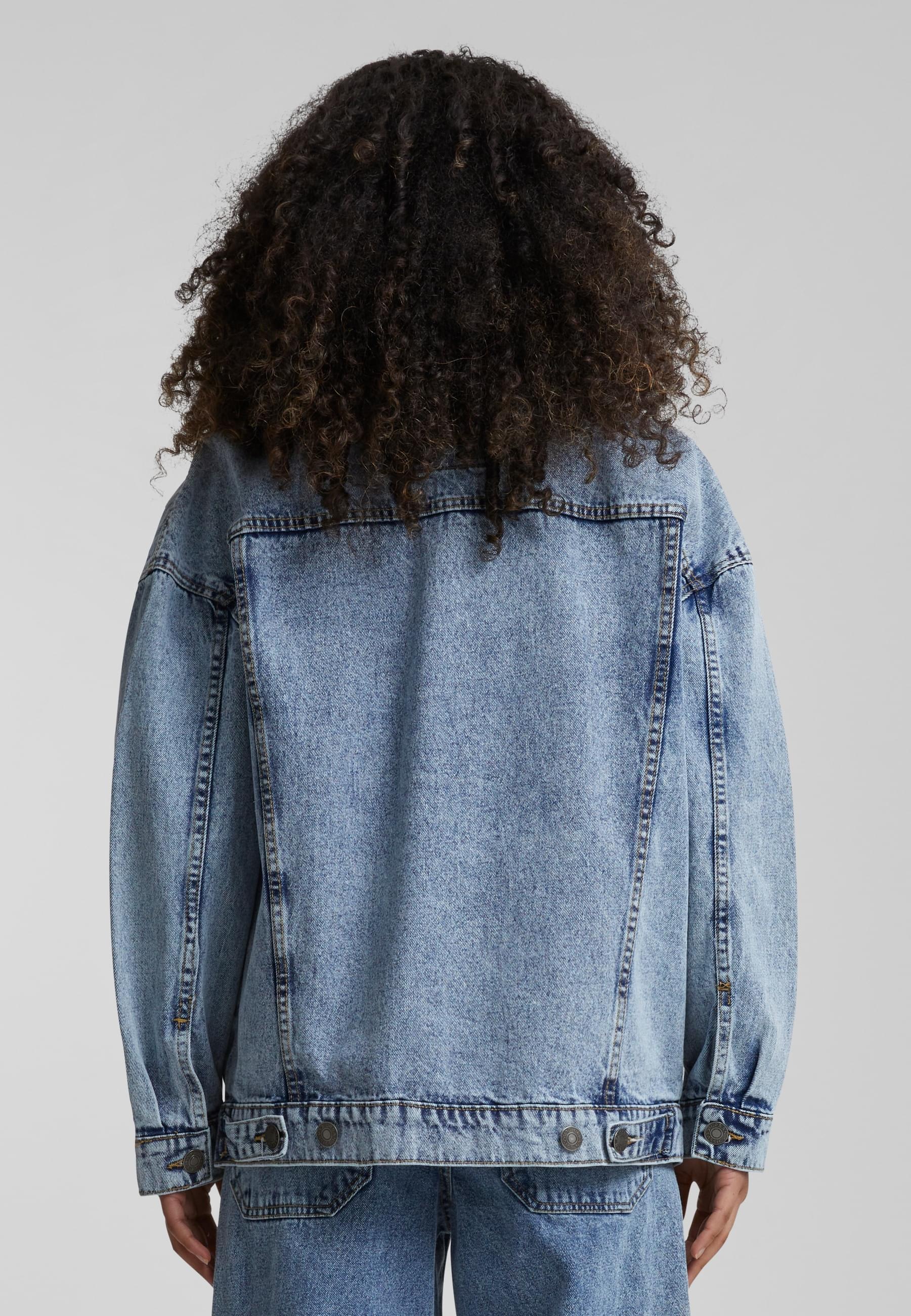 URBAN CLASSICS Jeansjacke »Urban Classics Damen Ladies Oversized 90‘s Denim Jacket«, (1 St.), ohne Kapuze