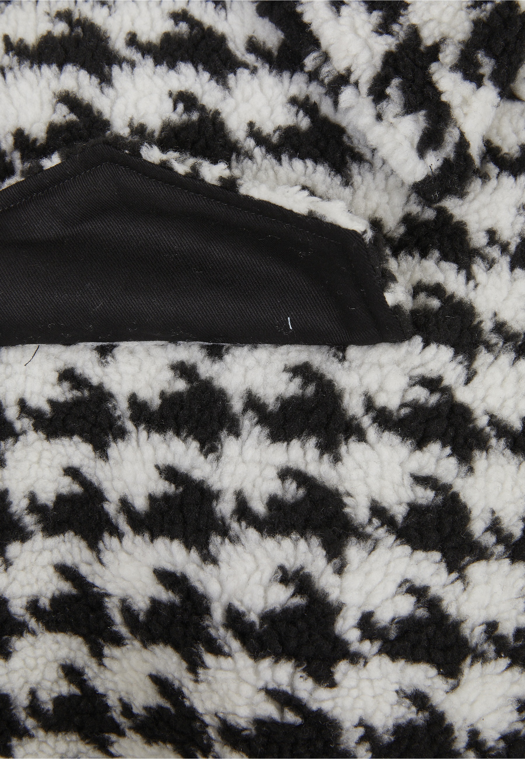 URBAN CLASSICS Langmantel »Urban Classics Damen Ladies AOP Sherpa Overshirt«