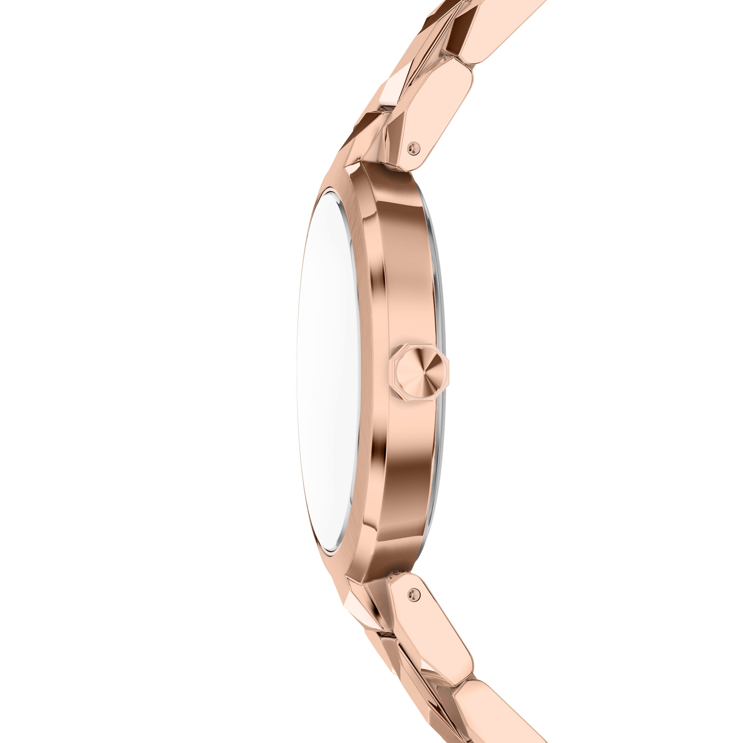 ARMANI EXCHANGE Quarzuhr Armbanduhr, Damenuhr, Edelstahlarmband, analog