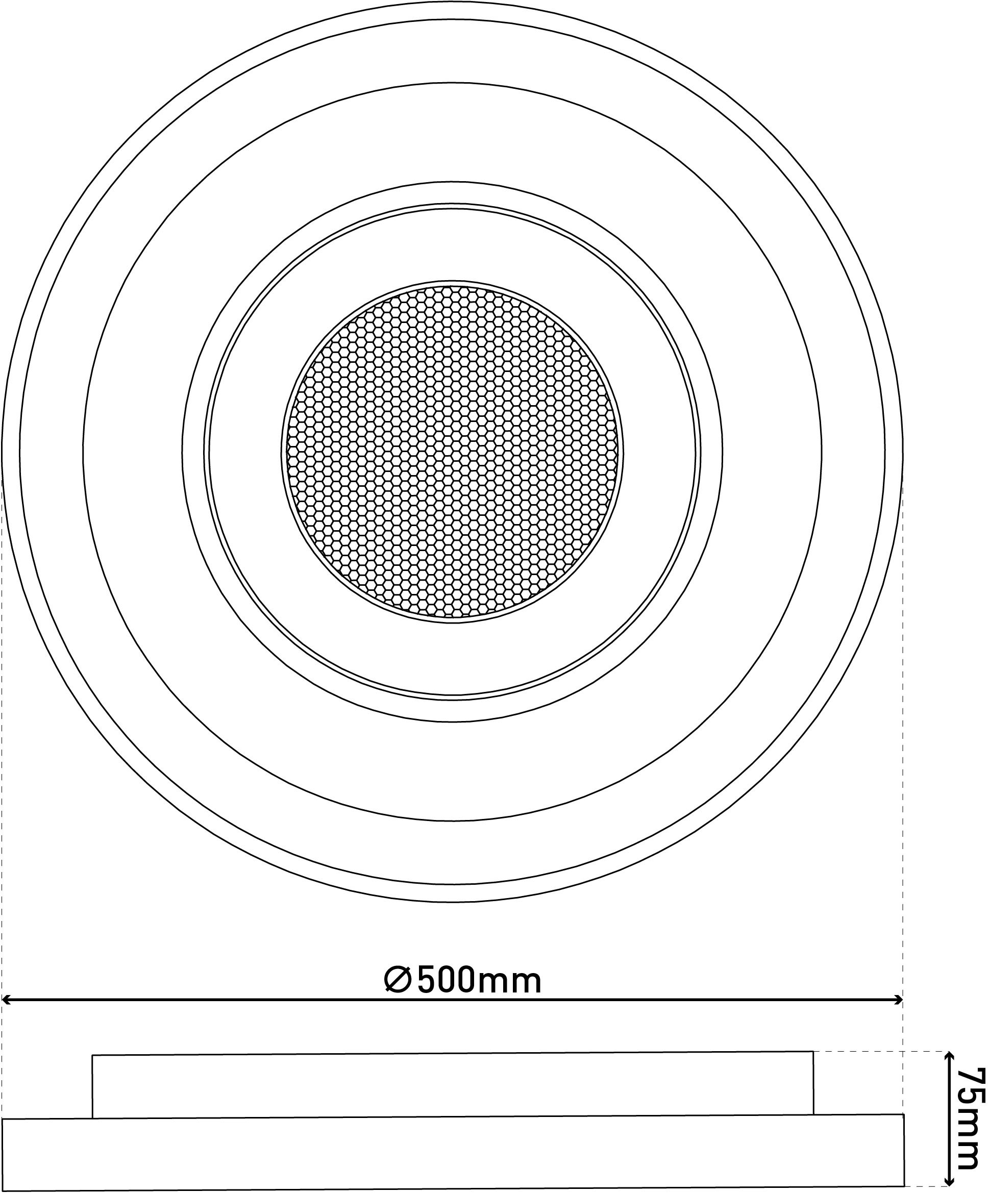 näve LED Deckenleuchte »Doira«, 1 flammig, Leuchtmittel LED-Modul | LED wechselbar, weiß/silber, dimmbar per Fernbedienung (inkl), CCT, Memory, Nachtlicht