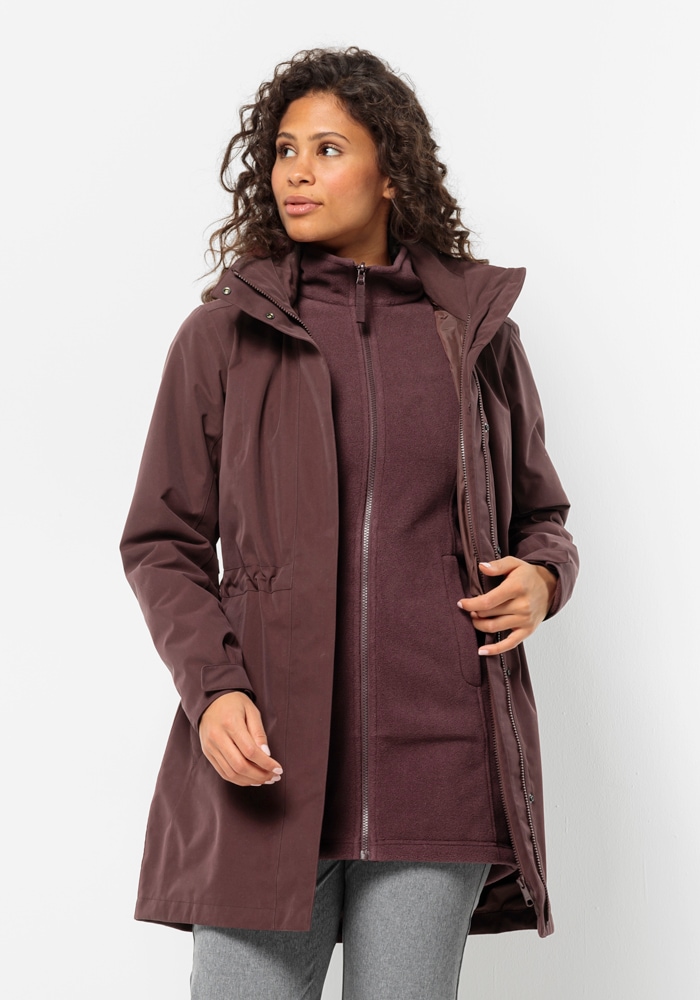 Jack Wolfskin 3-in-1-Funktionsmantel "OTTAWA COAT"