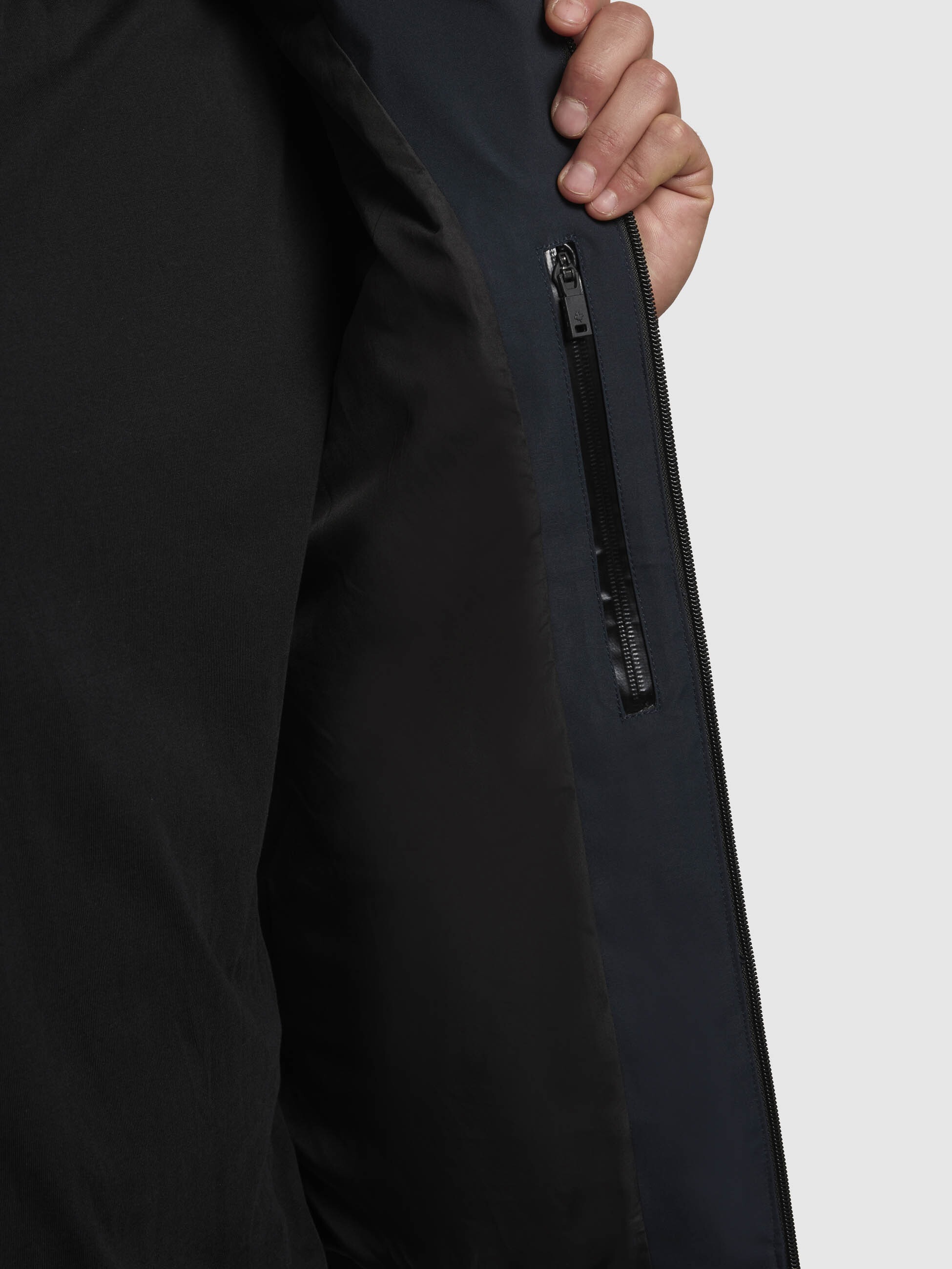 khujo Anorak »LARM«, mit Kapuze